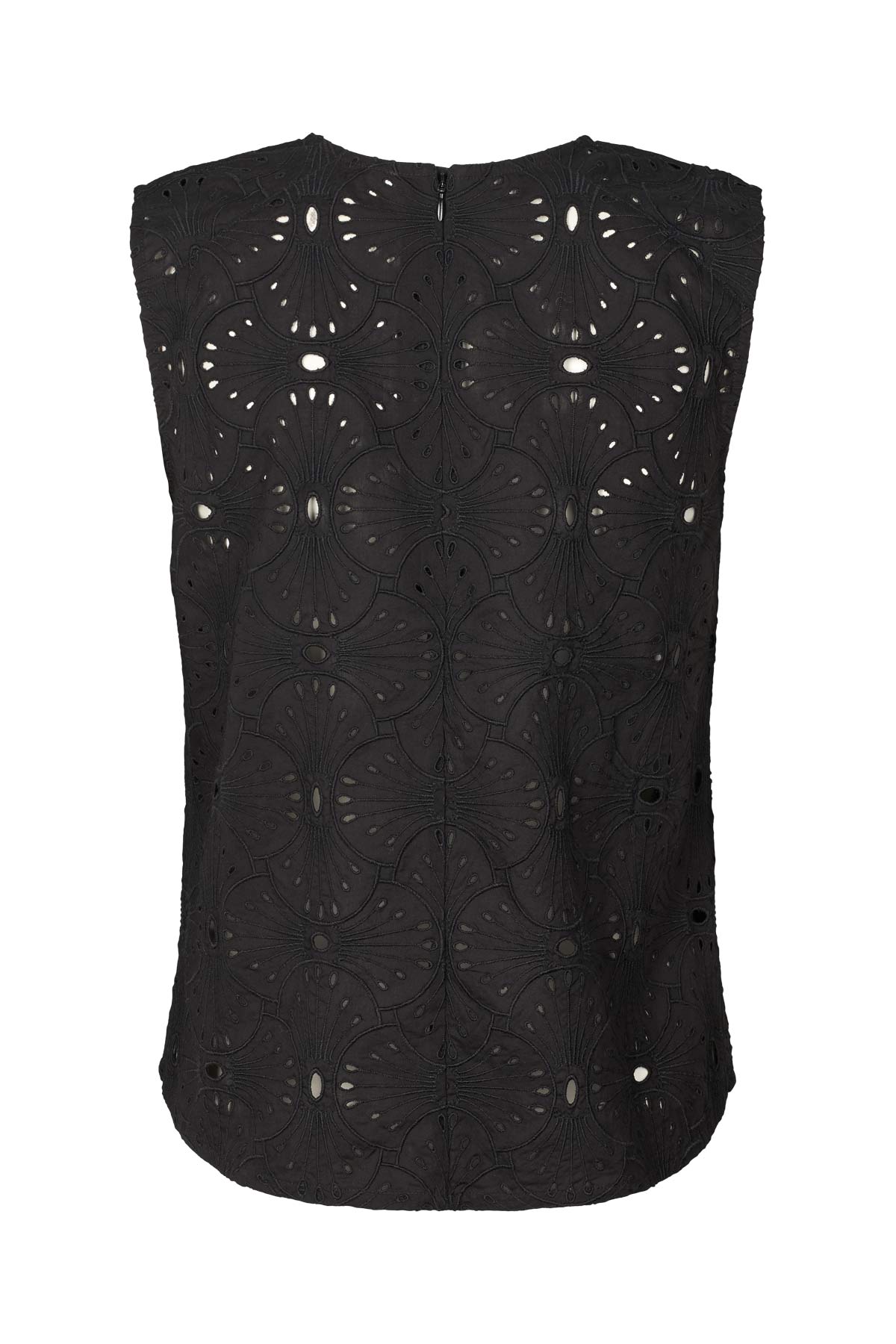 Piper - Supersize anglaise tank top I Caviar Black 5 - Rabens Saloner