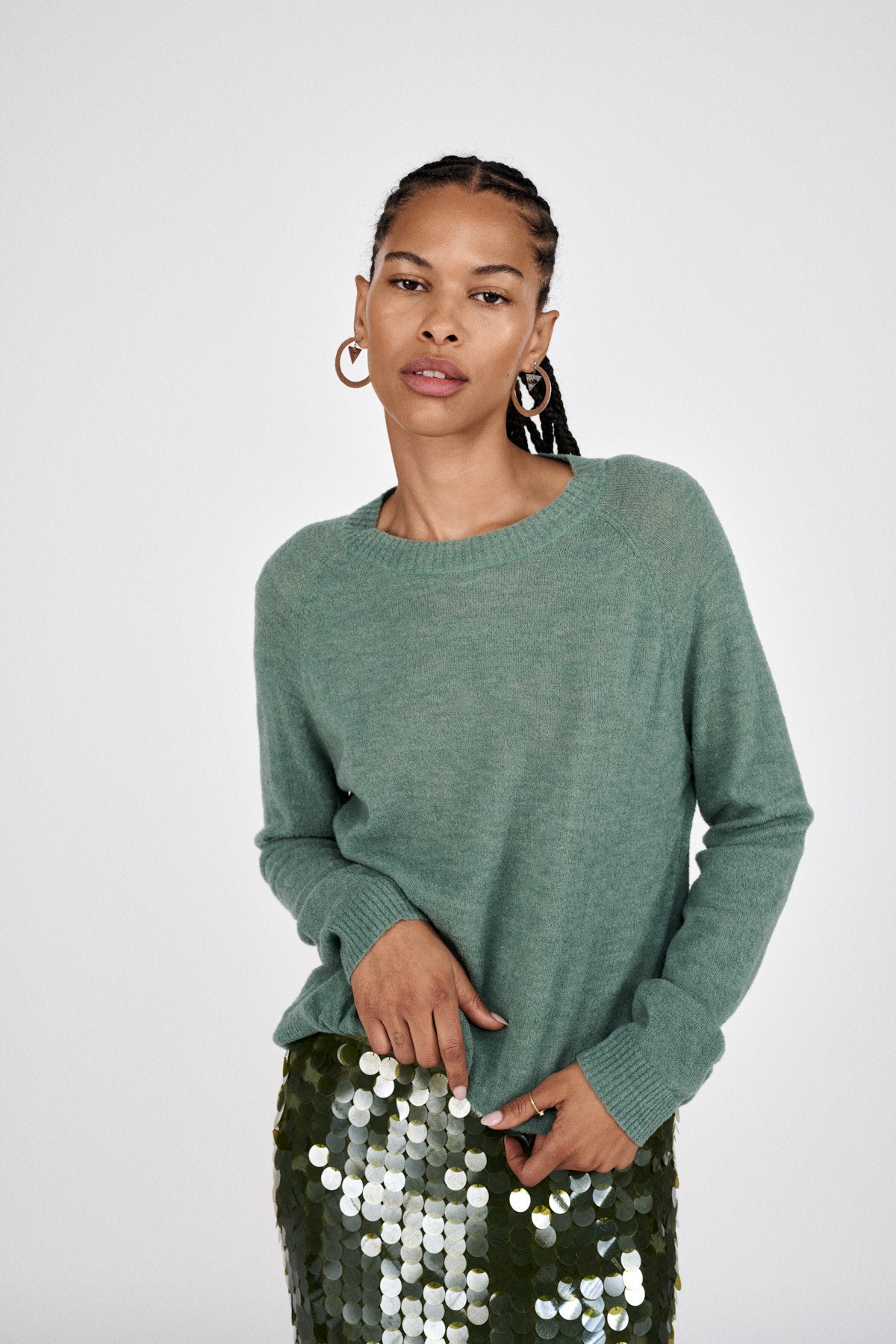 Engel - Airy boxy sweater I Sand 3 - Rabens Saloner