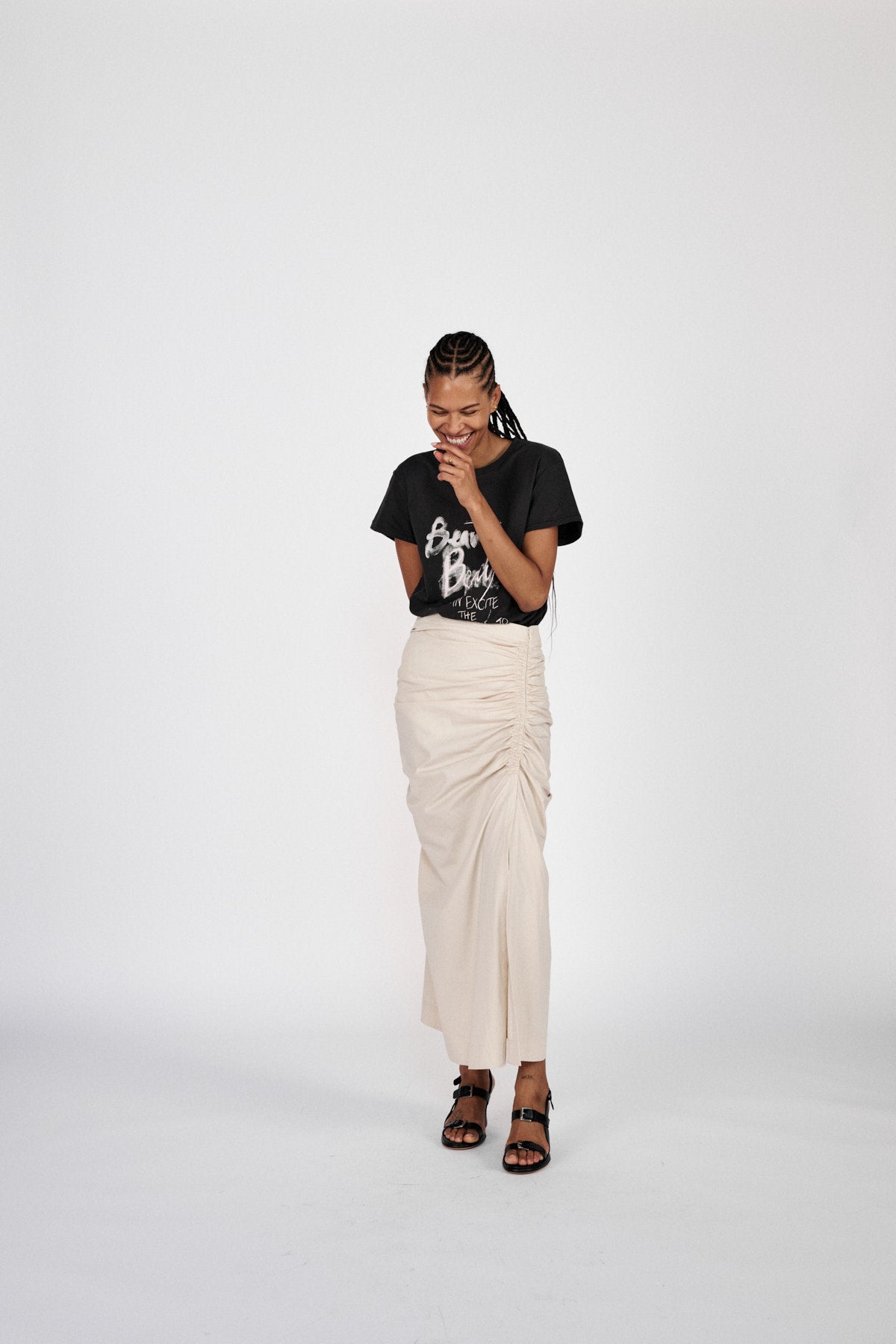 Filza - Papery skirt I Black 4 - Rabens Saloner