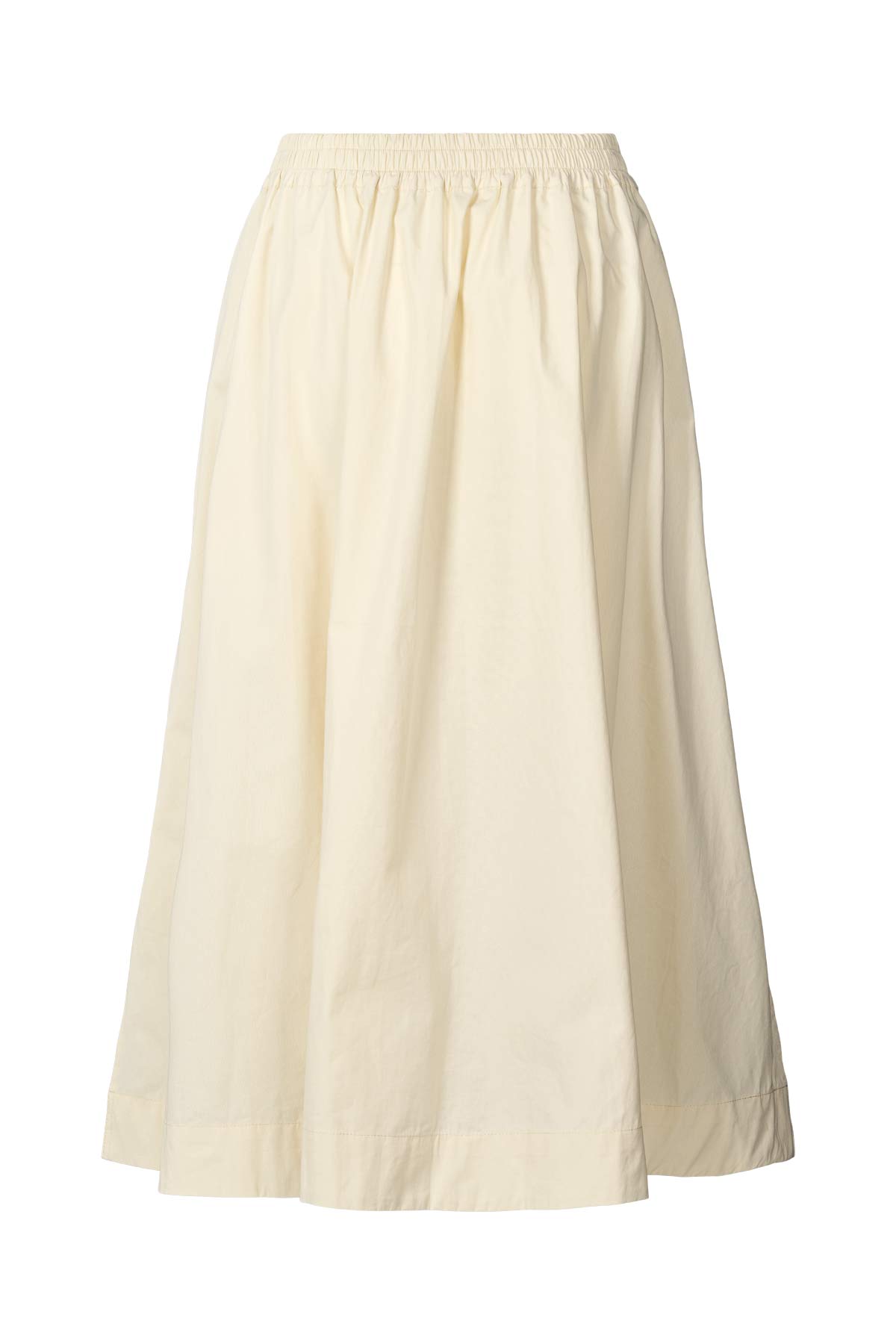 Guri - Poplin heavy full skirt I Champagne 3 - Rabens Saloner