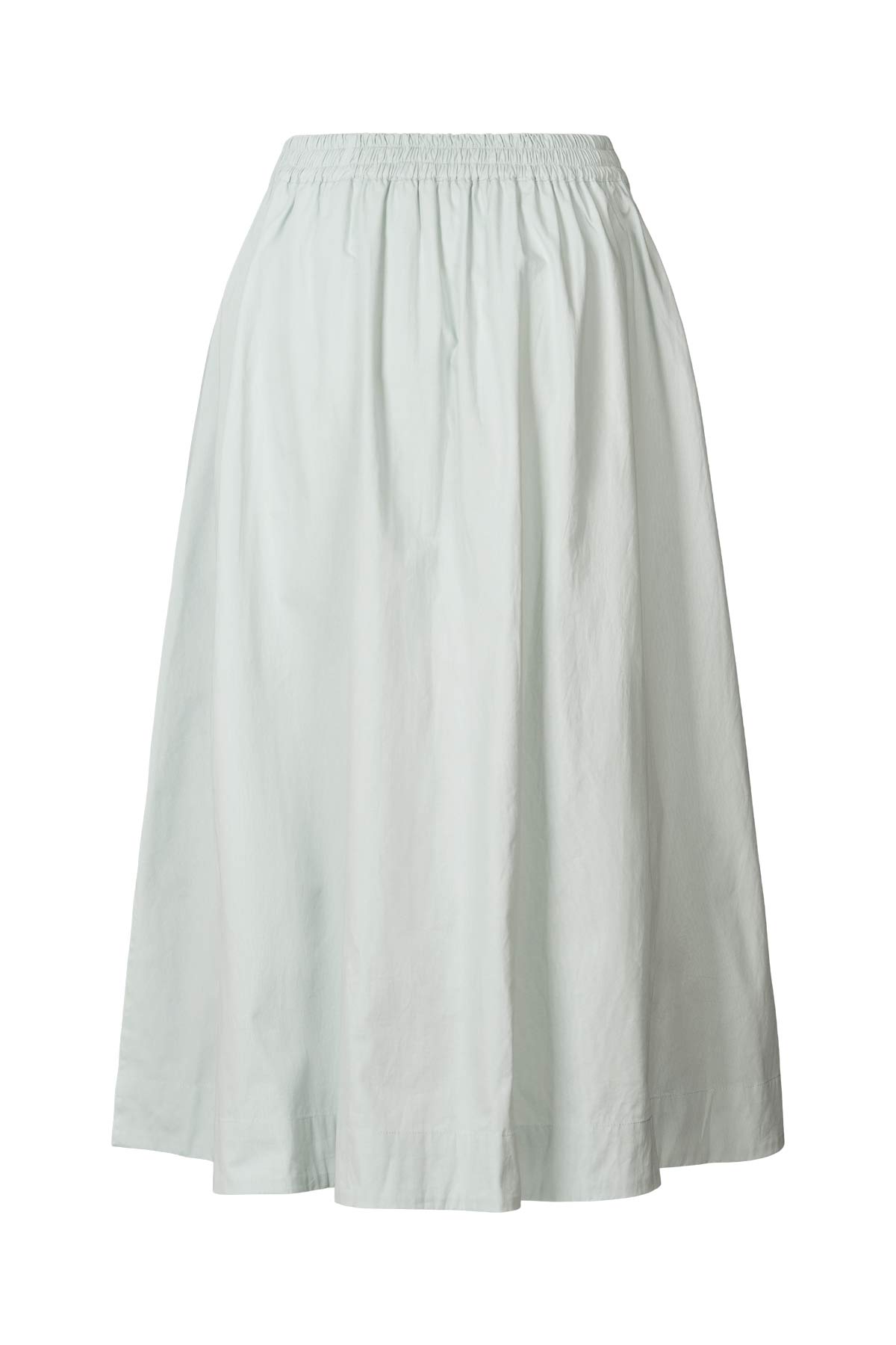 Guri - Poplin heavy full skirt I Sky blue 4 - Rabens Saloner