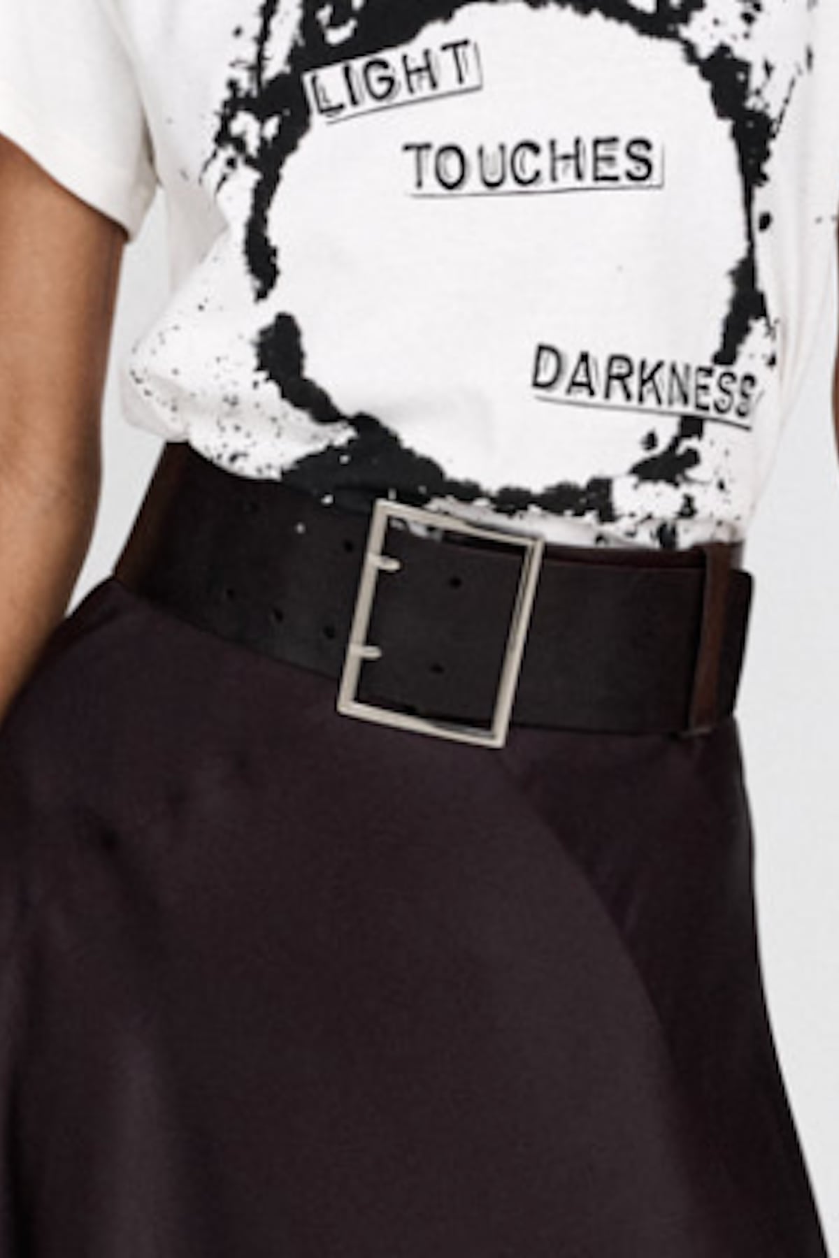 Gerde - Leather wide belt I Black 4 - Rabens Saloner