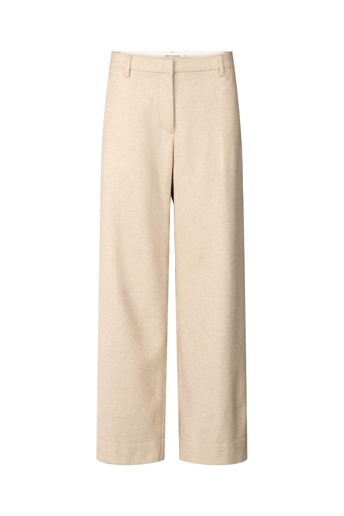 Kesia - Mini herringbone pants I Light sand Light sand XS 3 - Rabens Saloner