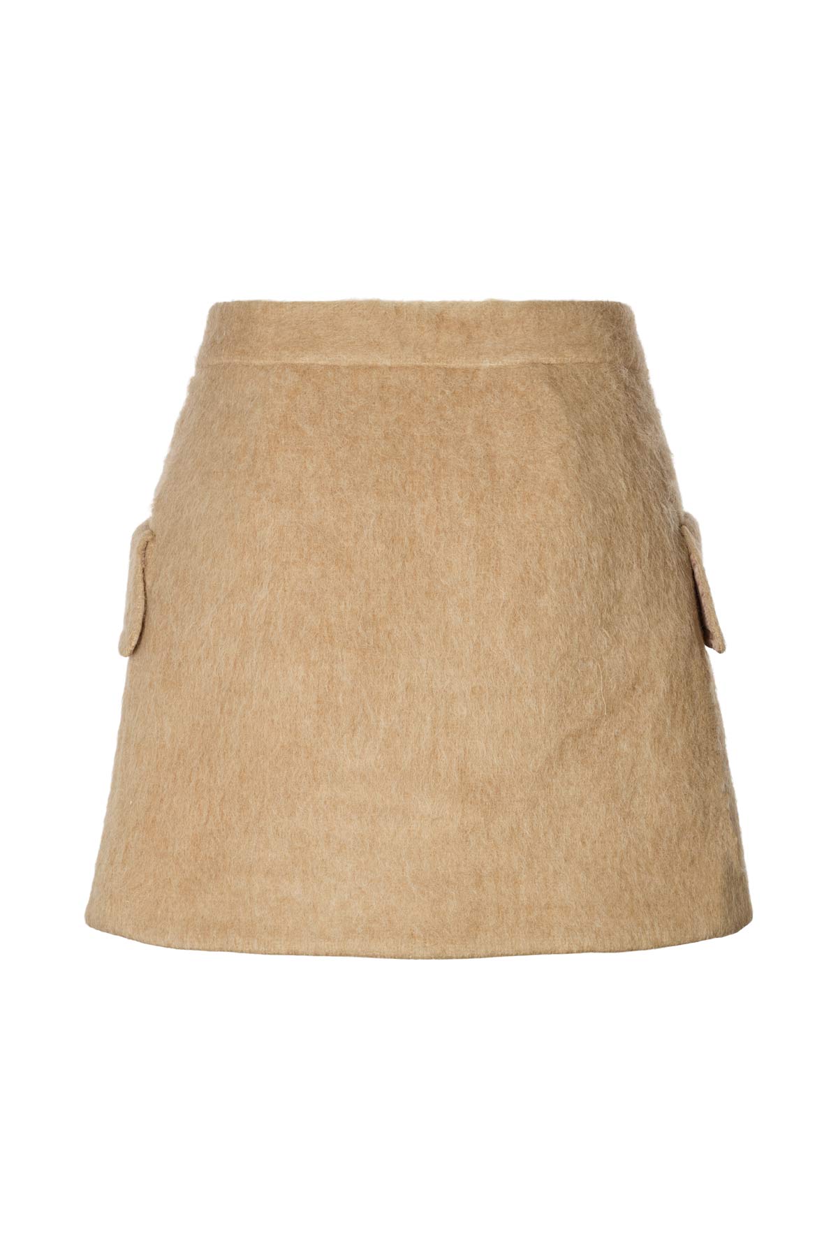 Olympia - Fuzzy skirt I Oatmeal 2 - Rabens Saloner