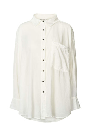 Noah - Cotton oversized shirt I White White XS/S 1 - Rabens Saloner