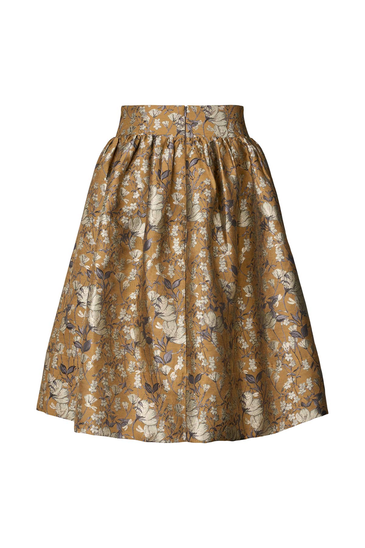 Silke - Ottoman jacquard full skirt I Golden combo 4 - Rabens Saloner