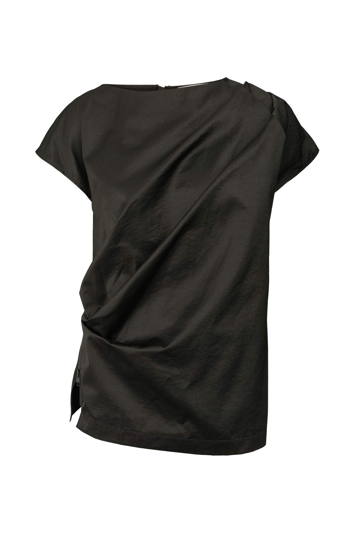 Cigga - Cotton fusion top I Pirate black Pirate black XS 4 - Rabens Saloner