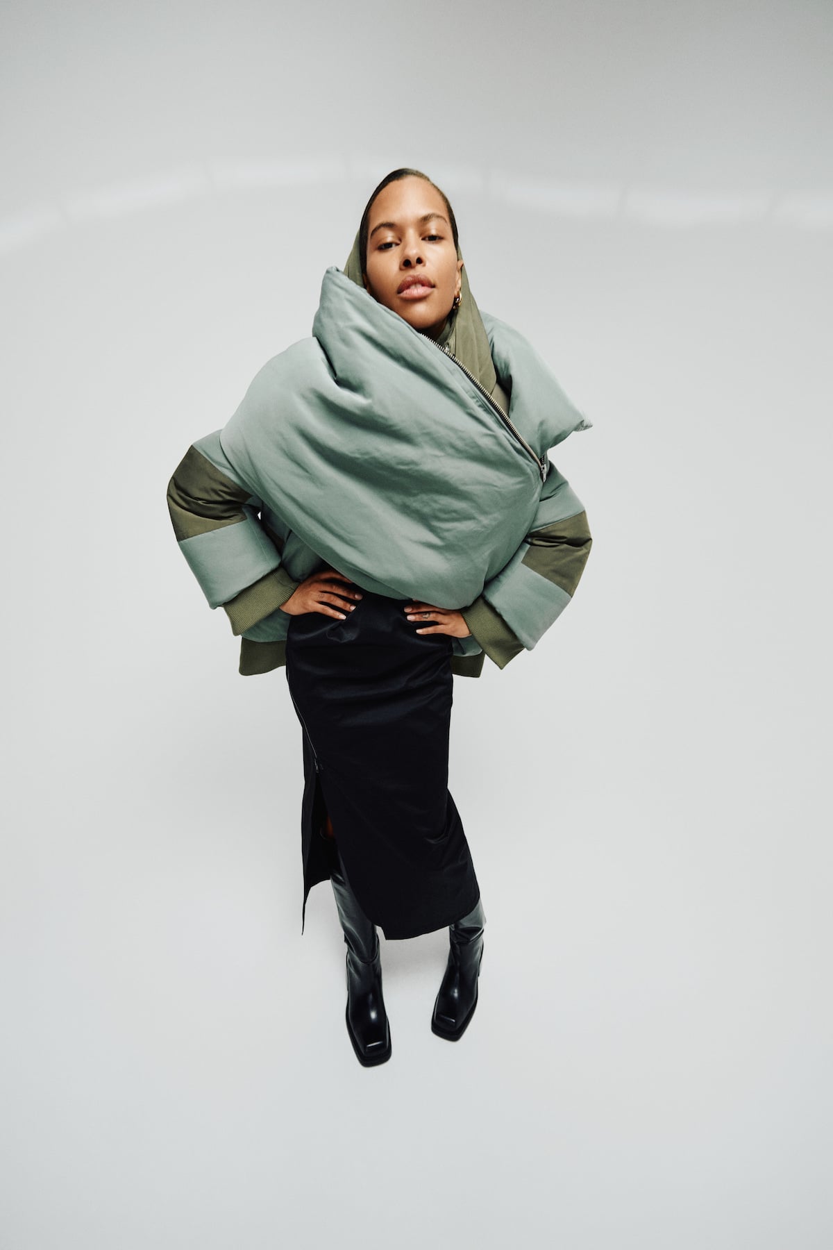 Chisa - Cotton fusion skirt I Pirate black Pirate black XS 3 - Rabens Saloner