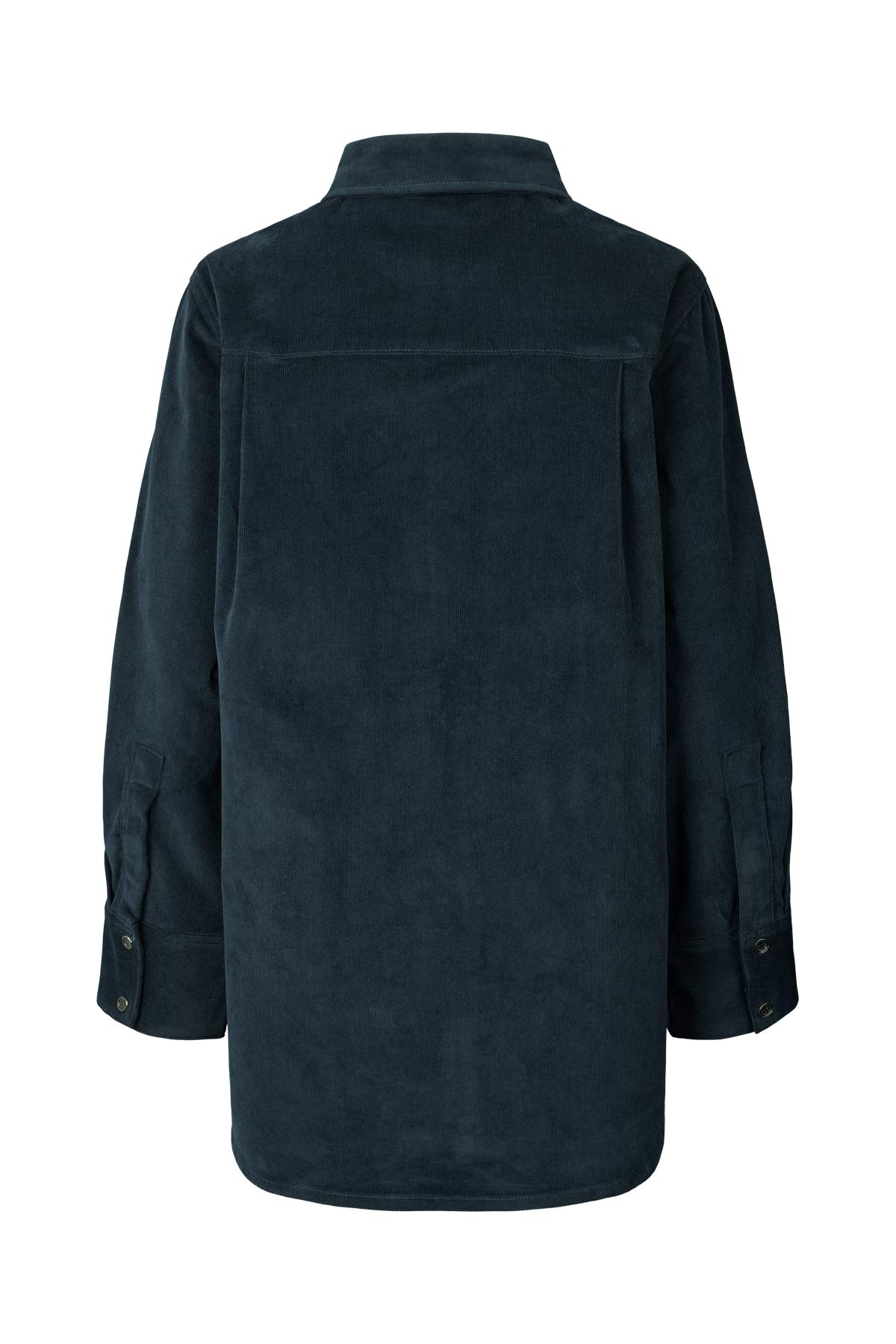 Paia - Baby corduroy shirt I Navy 4 - Rabens Saloner