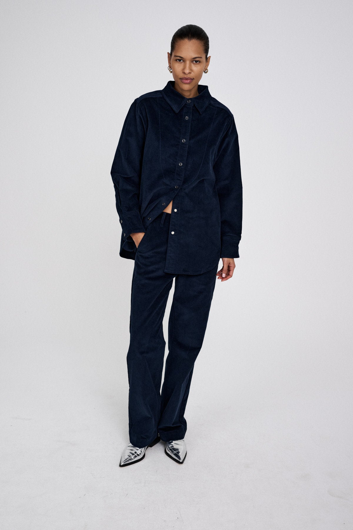 Sabina - Baby corduroy pants I Navy 1 - Rabens Saloner
