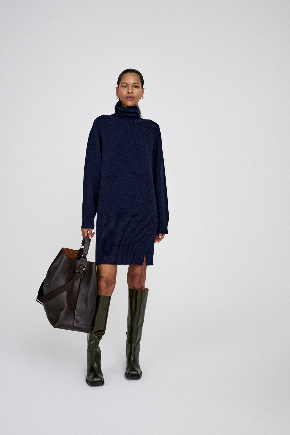 Prana - Chunky heel boot I Forest green 3 - Rabens Saloner