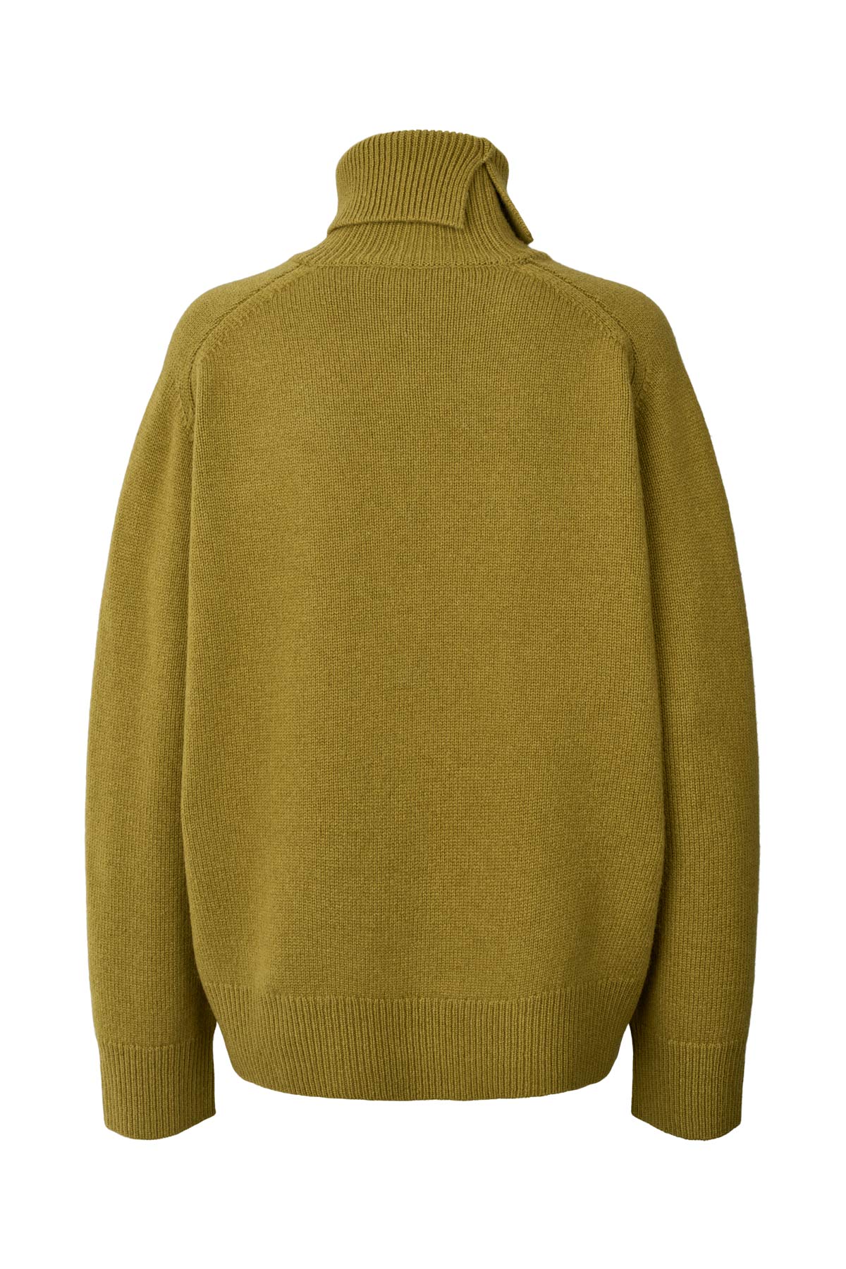 Celly - Pure wool roll neck sweater I Fern green 7 - Rabens Saloner