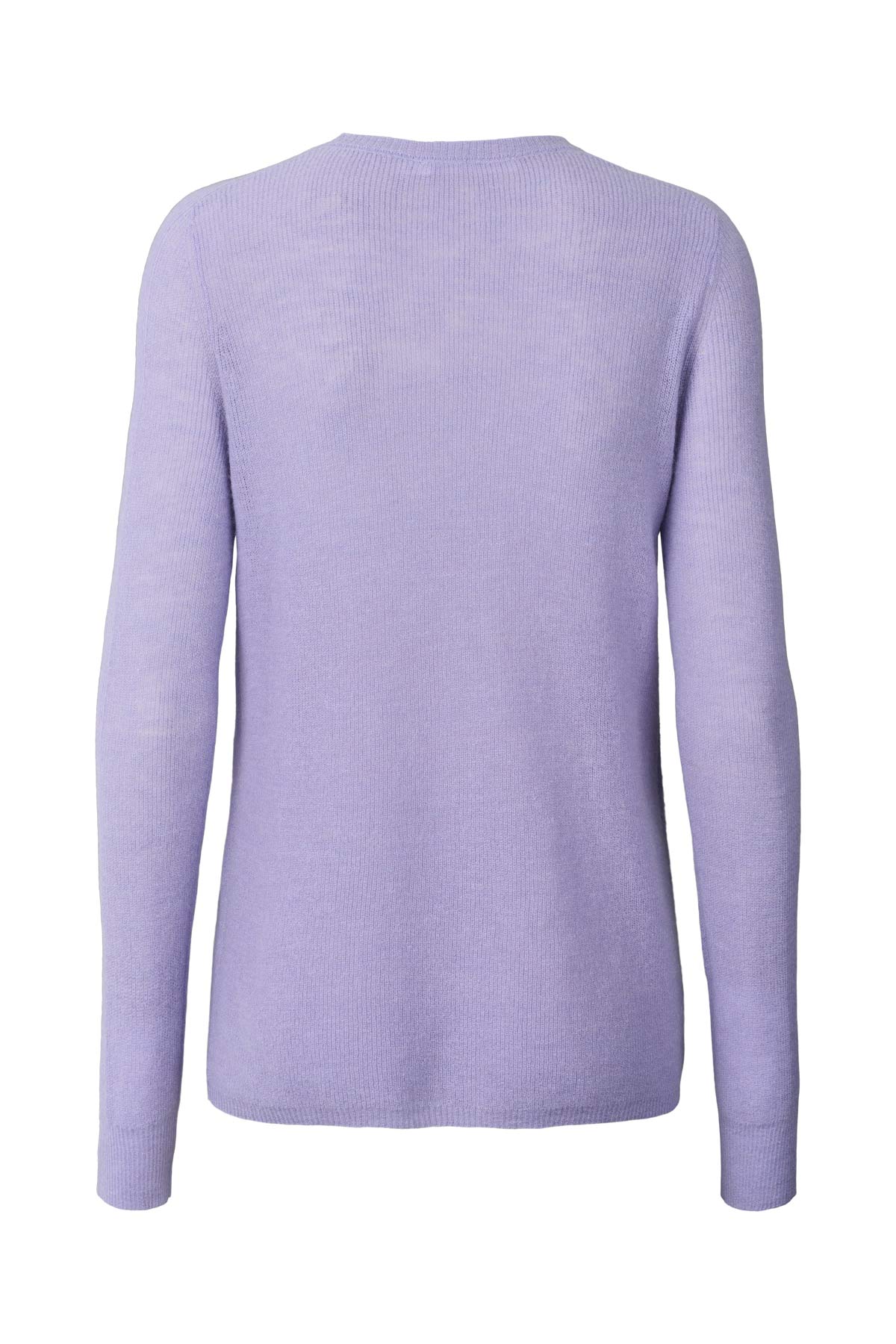 Shauna - Waffled knit long sleeve top I Lavender 2 - Rabens Saloner