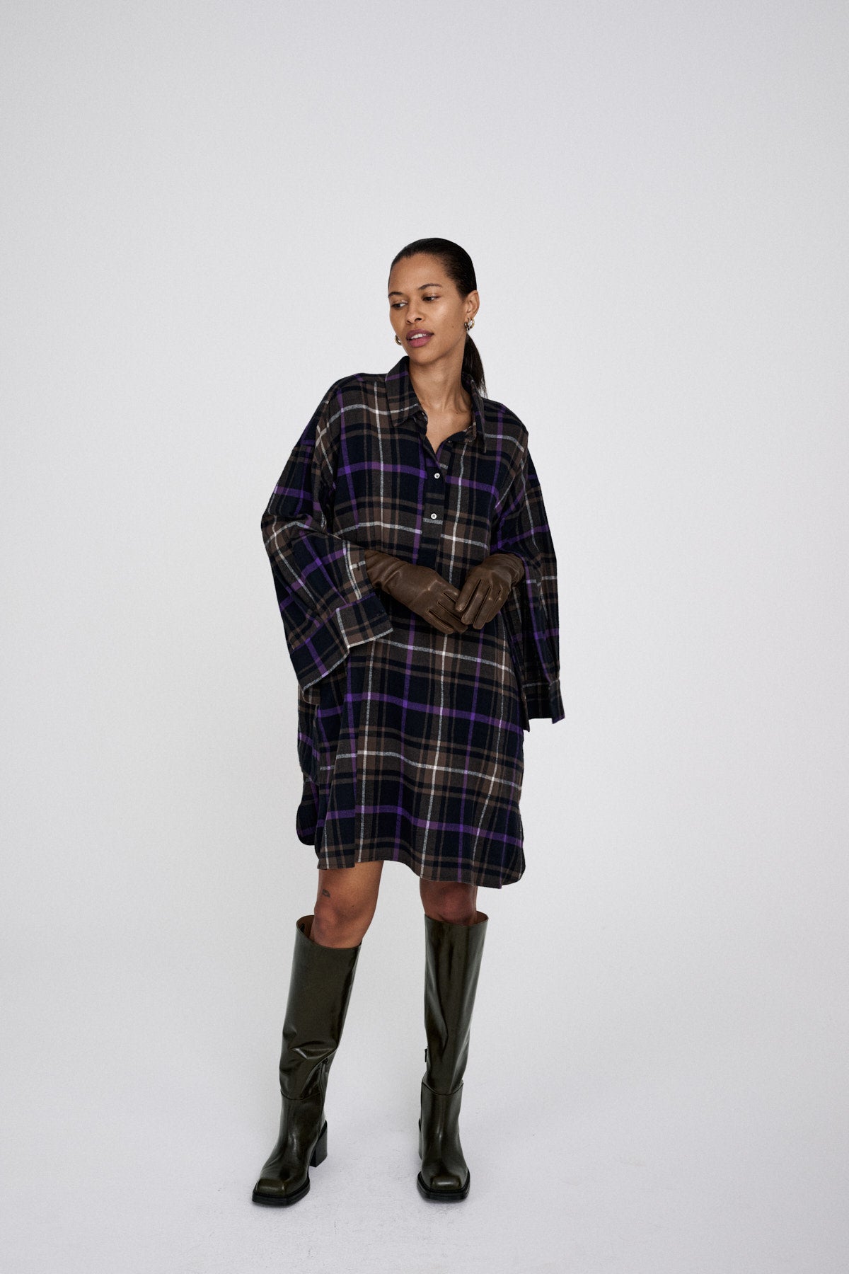 Feel - Leather gloves I Olive 6 - Rabens Saloner