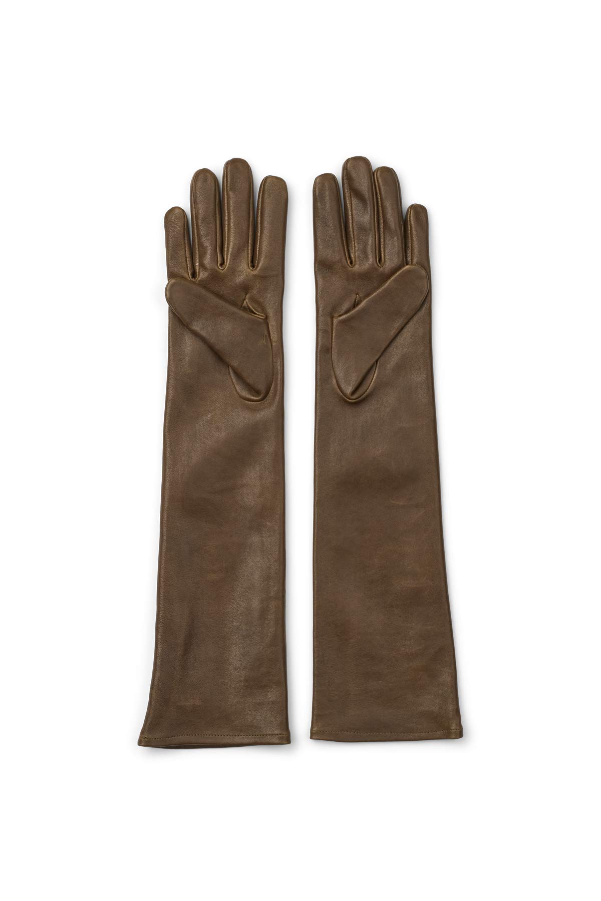 Feel - Leather gloves I Olive 8 - Rabens Saloner