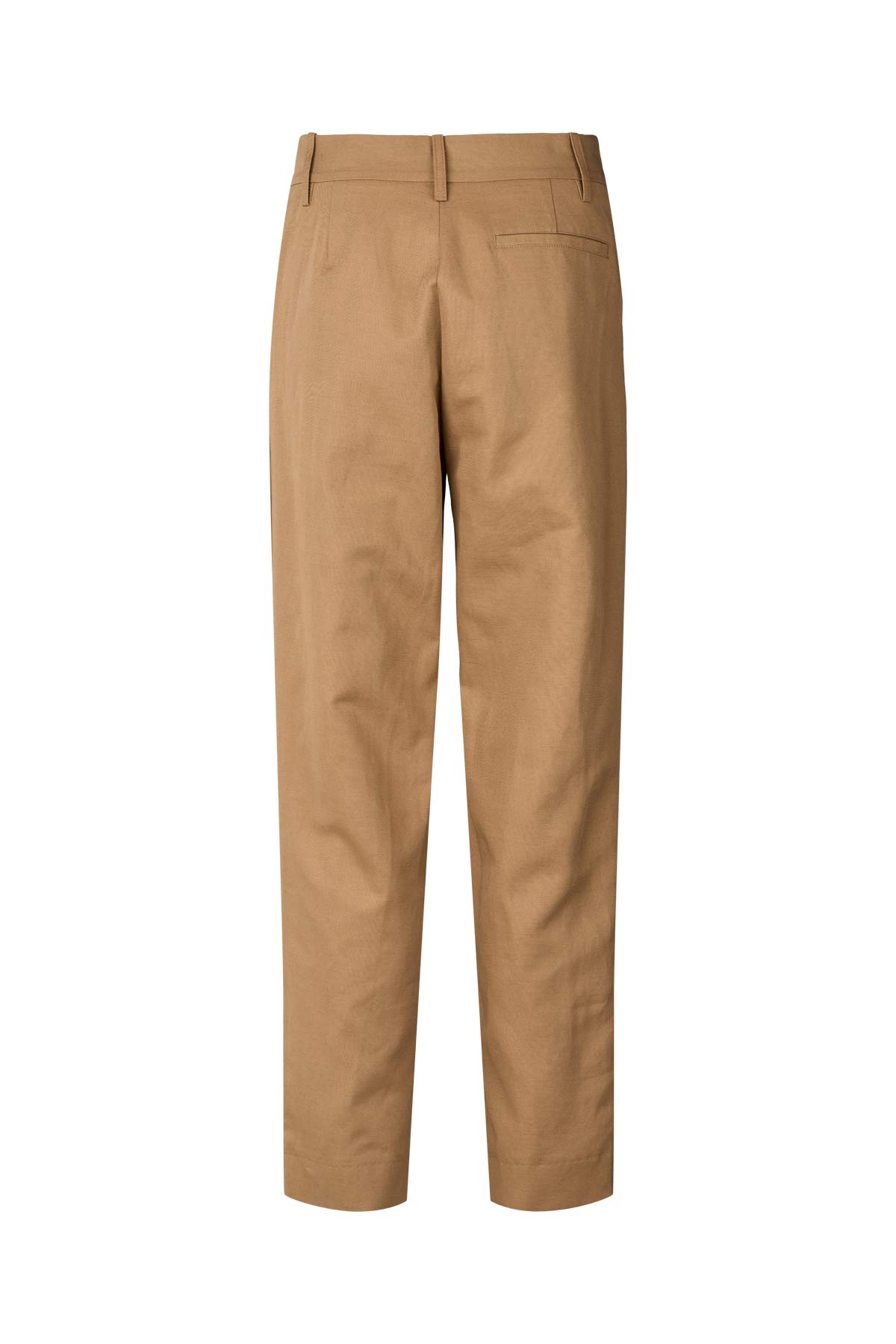 Helen - Canvas tailoring easy pants I Tobacco 3 - Rabens Saloner