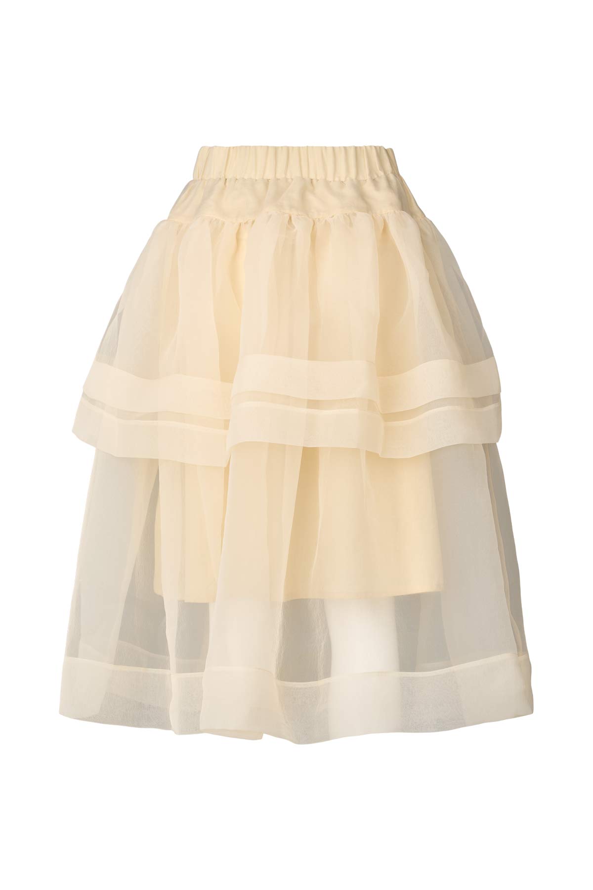 Falka - Organza layer skirt I Bisque 7 - Rabens Saloner