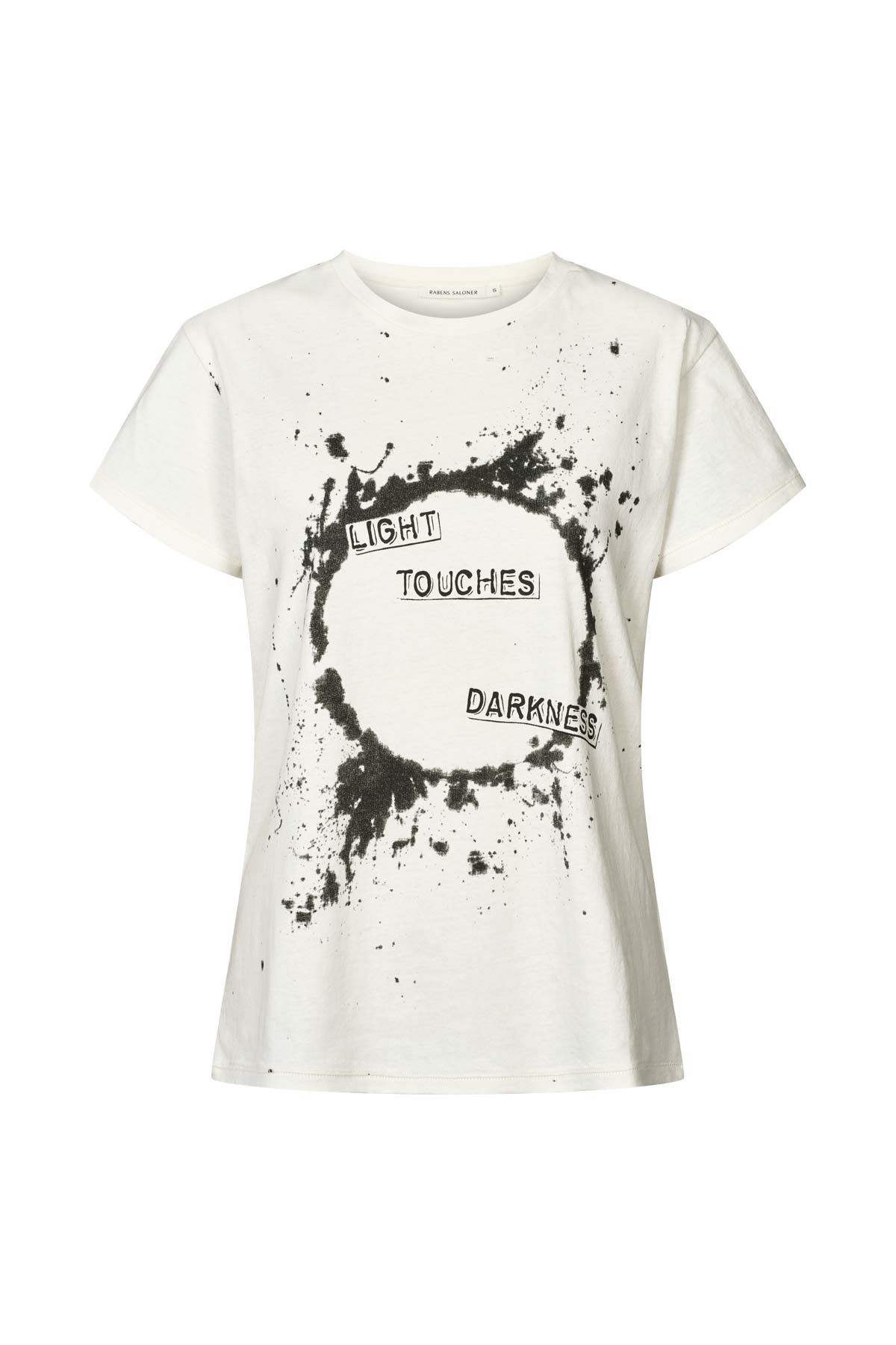 Ambla - Eclipsed print t-shirt I Chalk Chalk XS 3 - Rabens Saloner