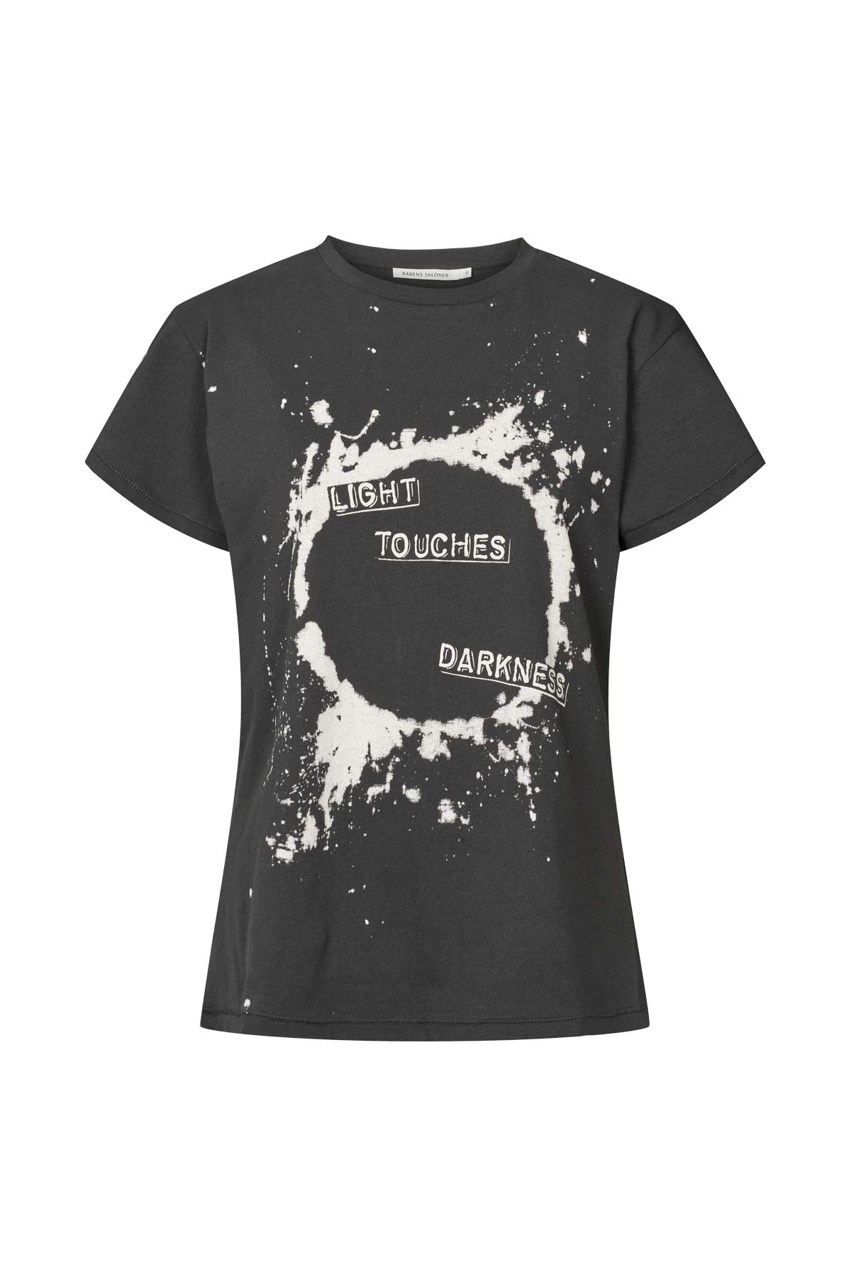 Ambla - Eclipsed print t-shirt I Faded black Faded black XS 4 - Rabens Saloner