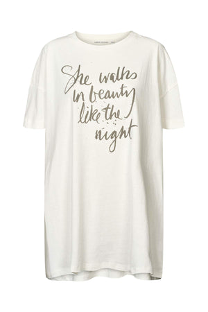 Dee - Poet oversize t-shirt I Chalk Chalk XS/S 4 - Rabens Saloner