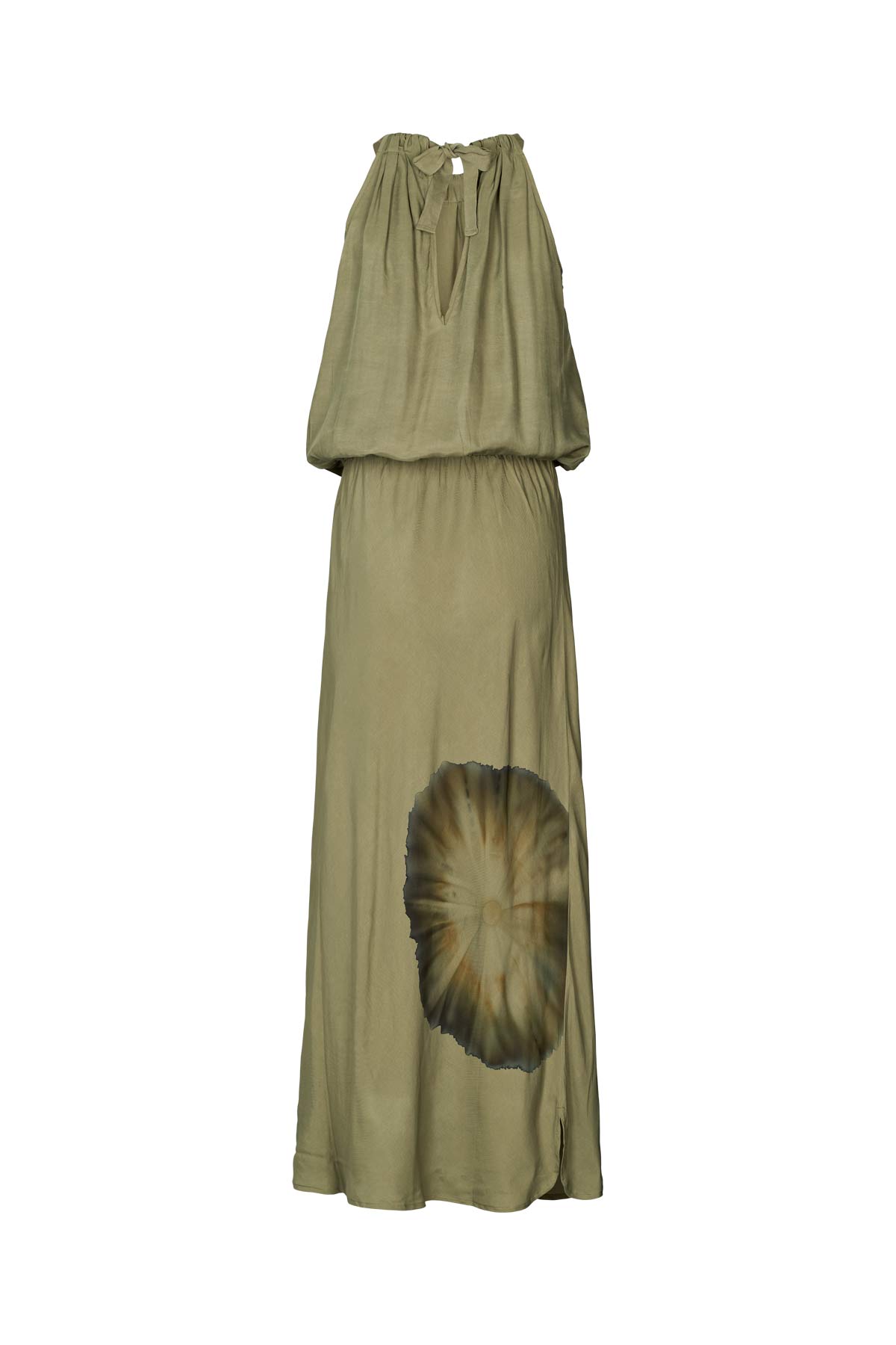 Chanette - Bloom halter dress I Hazelnut combo 6 - Rabens Saloner