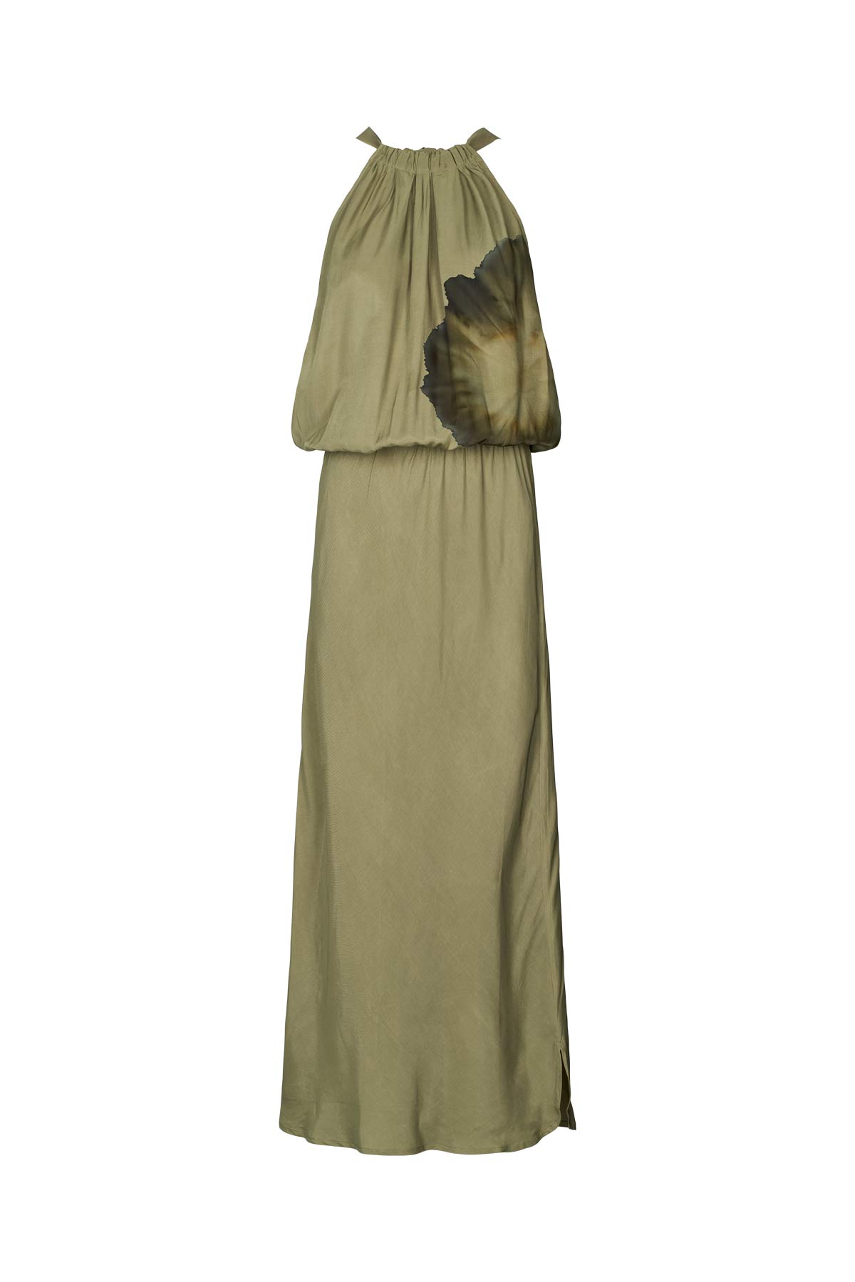 Chanette - Bloom halter dress I Hazelnut combo Hazelnut combo XS 5 - Rabens Saloner