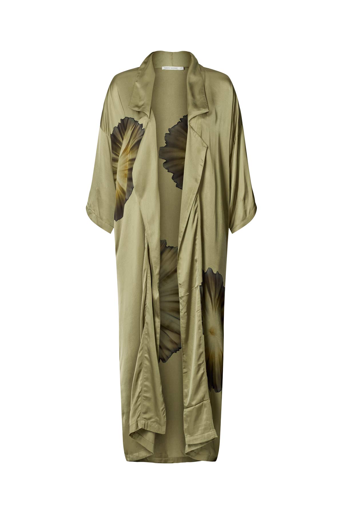 Aysha - Bloom kimono jacket I Hazelnut combo Hazelnut combo O/S 1 - Rabens Saloner