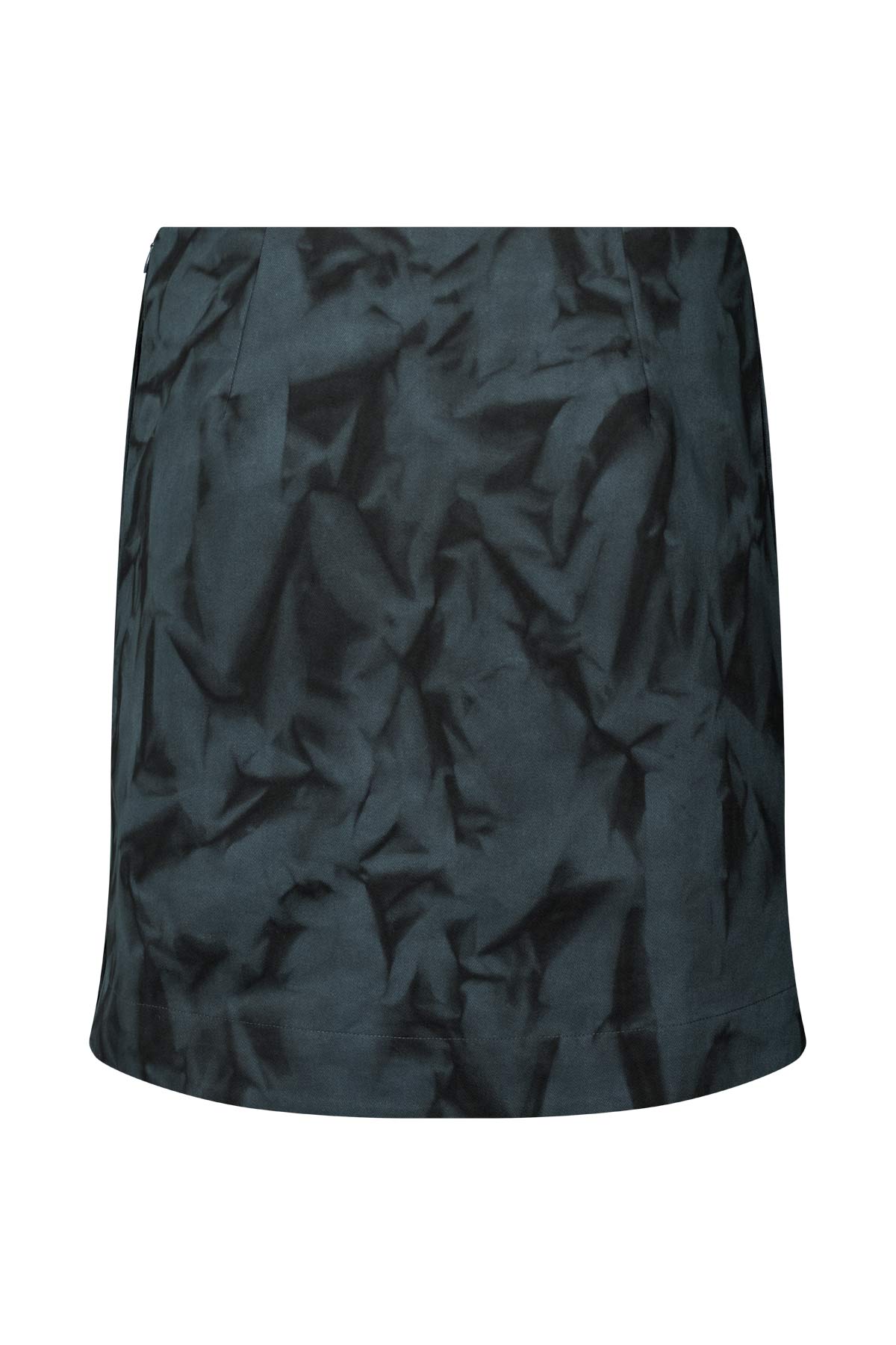 Benedichte - Crystal short canvas skirt I Midnight black combo 4 - Rabens Saloner