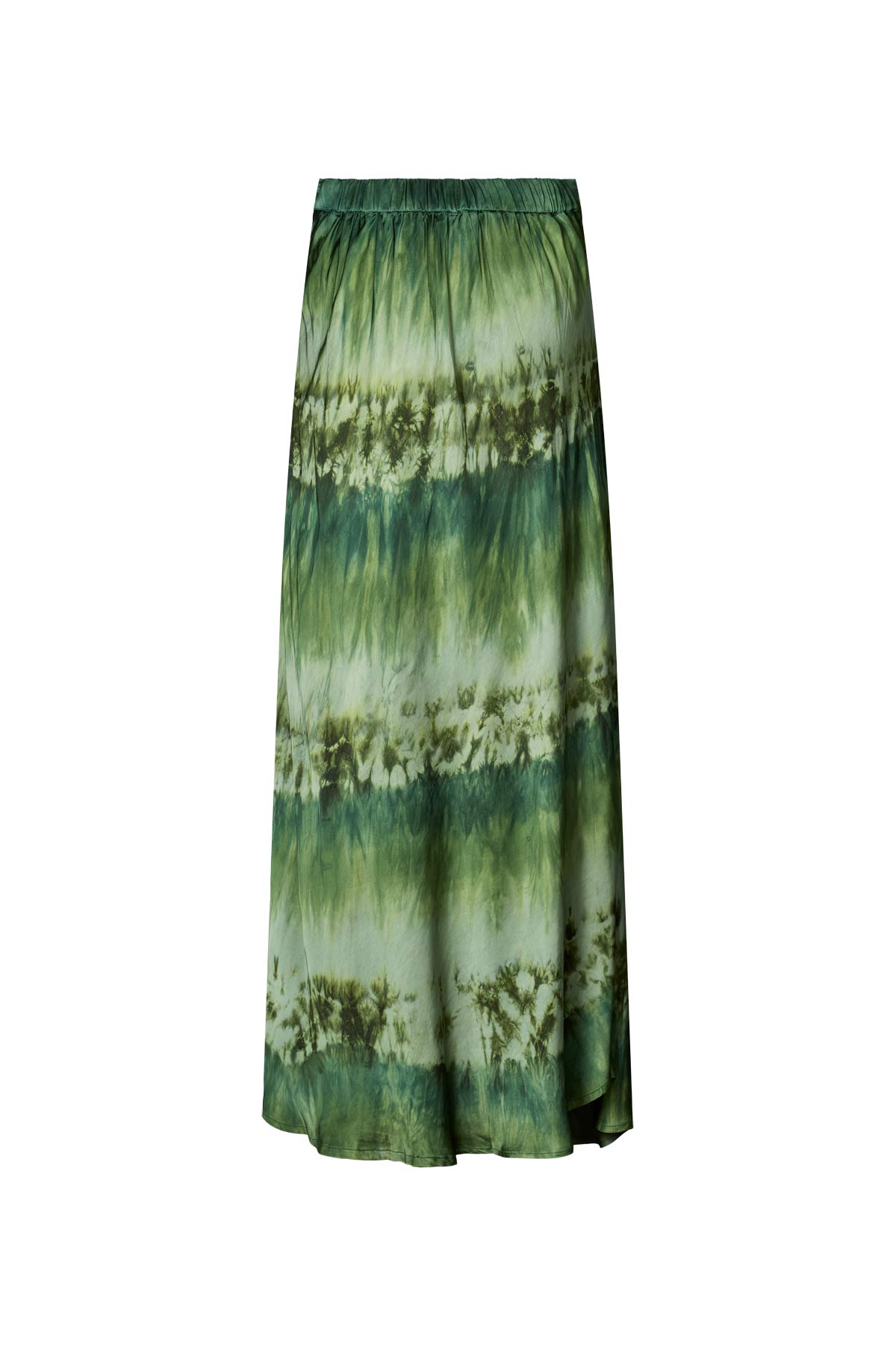 Willie - Arizona long A-line skirt I Bottle green combo 3 - Rabens Saloner