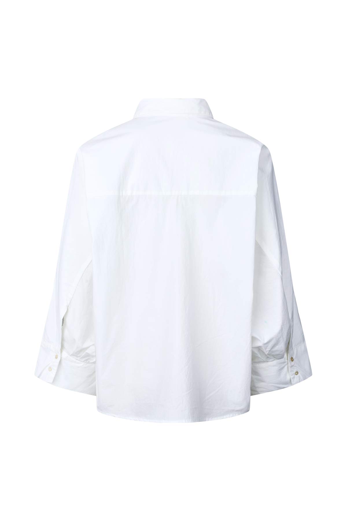 Chloe - Poplin full shirt I White 6 - Rabens Saloner