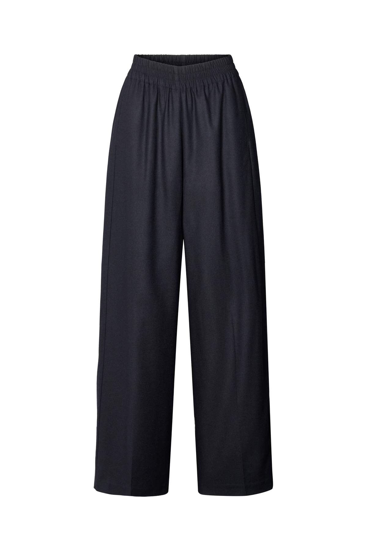 Everdeen - Drapy tailoring relaxed pants I Midnight Midnight XS 6 - Rabens Saloner