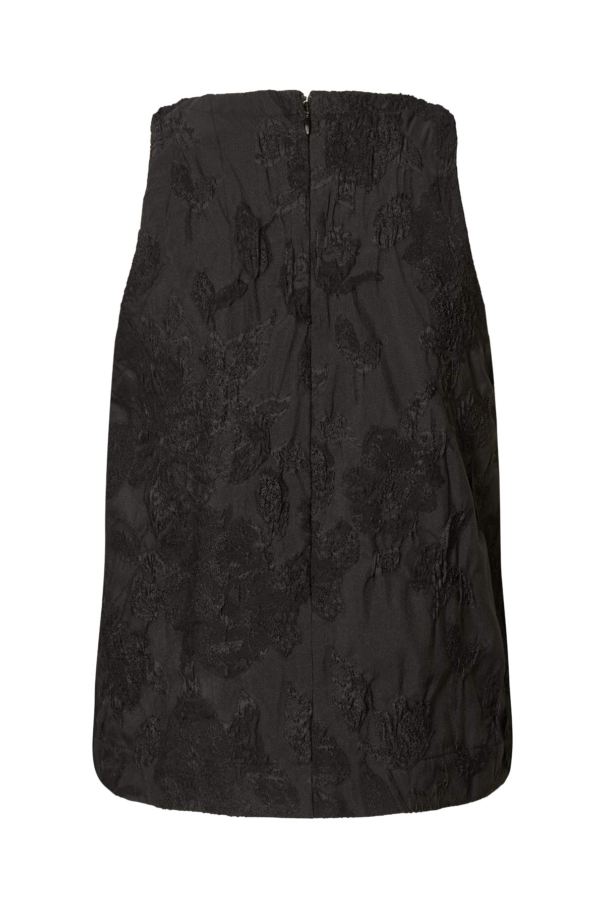 Clipped jacquard tank top - Piper I Pirate black 8 - Rabens Saloner