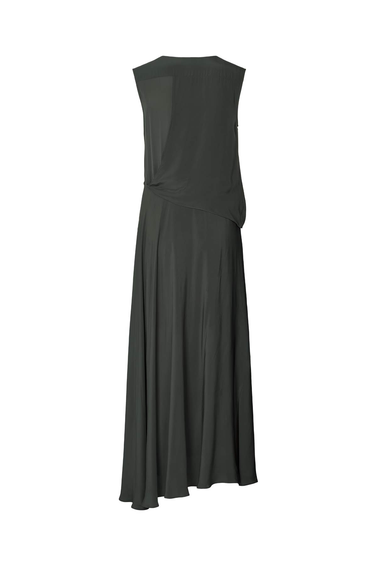 Ellemi - Matte drape dress I Pirate black 2 - Rabens Saloner