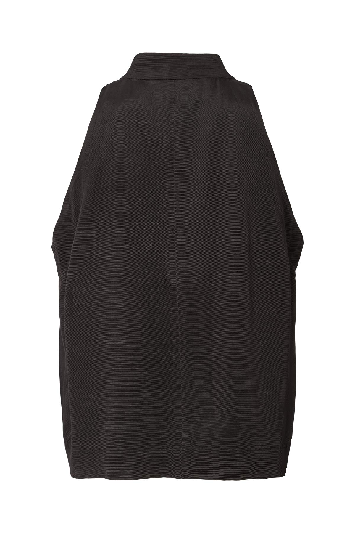 Grossgrain halter top - Kaley I Black 9 - Rabens Saloner