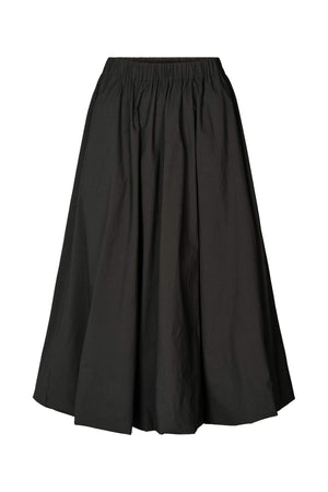Poplin cloud skirt - Teah I Black Black XS 1 - Rabens Saloner