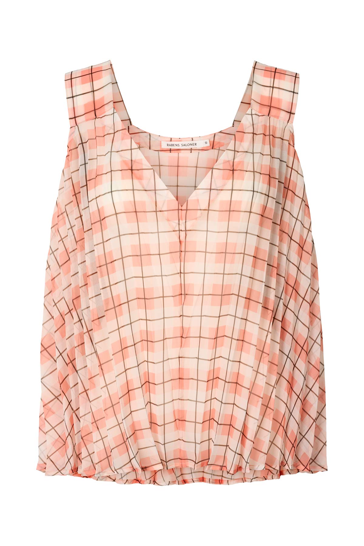 Sage - Transparent check top I Mandarin pleat Mandarin pleat XS 4 - Rabens Saloner