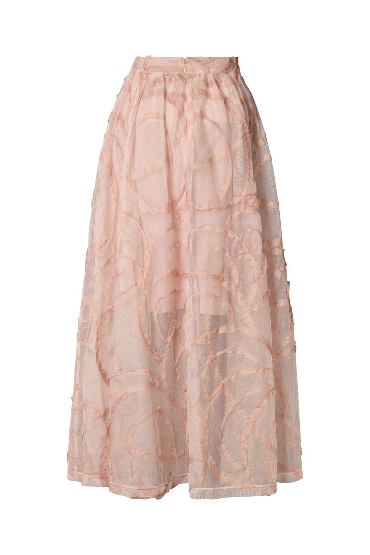 Silke - Scribble full skirt I Blush 9 - Rabens Saloner
