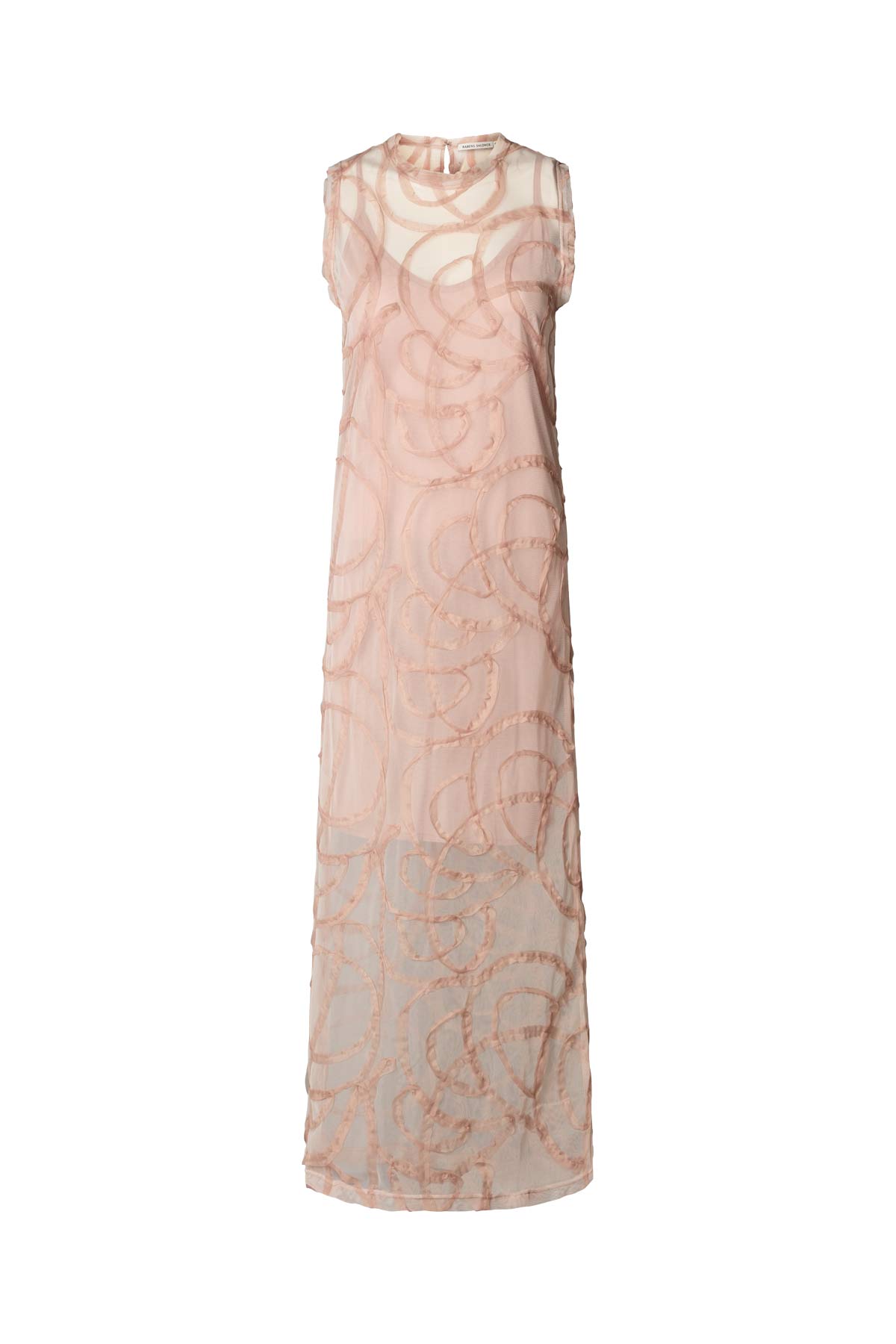 Vita - Scribble long dress I Blush Blush XS 6 - Rabens Saloner