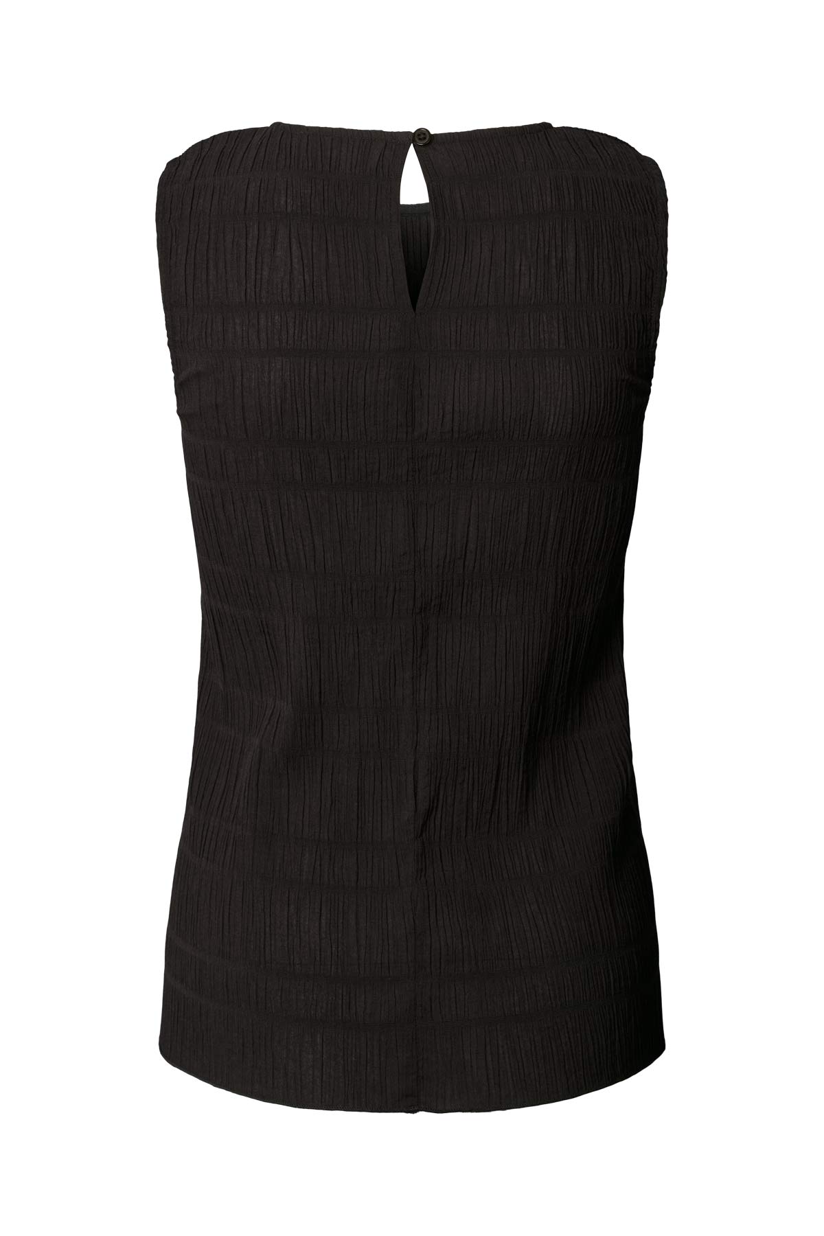 Manola - Irregular smocking tank I Black 2 - Rabens Saloner