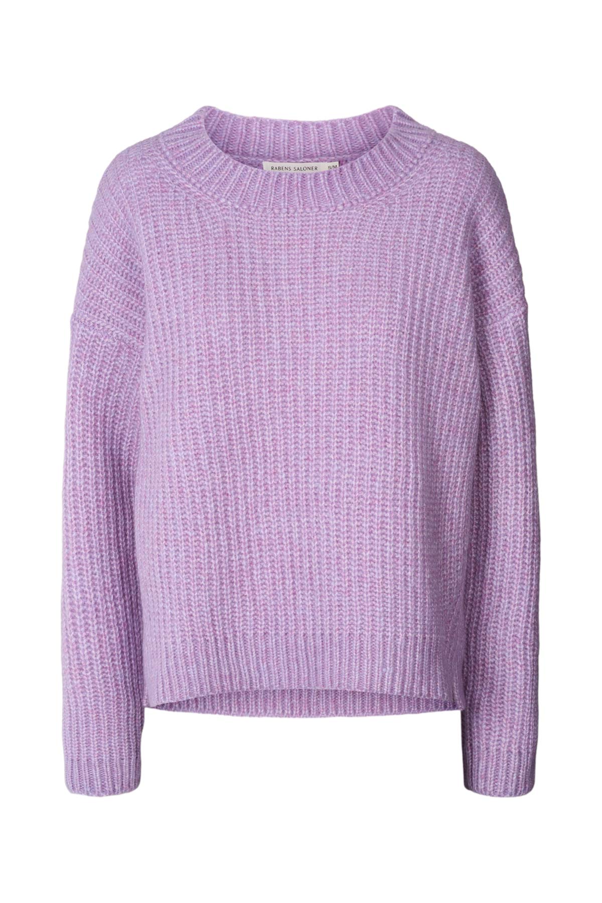 Hifa - Open knit cosy sweater I Lavender Lavender XS/S 1 - Rabens Saloner