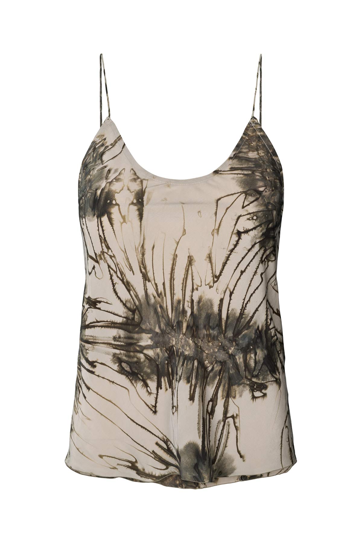 Lise - Sea urchin bias camisole I Grey combo 4 - Rabens Saloner