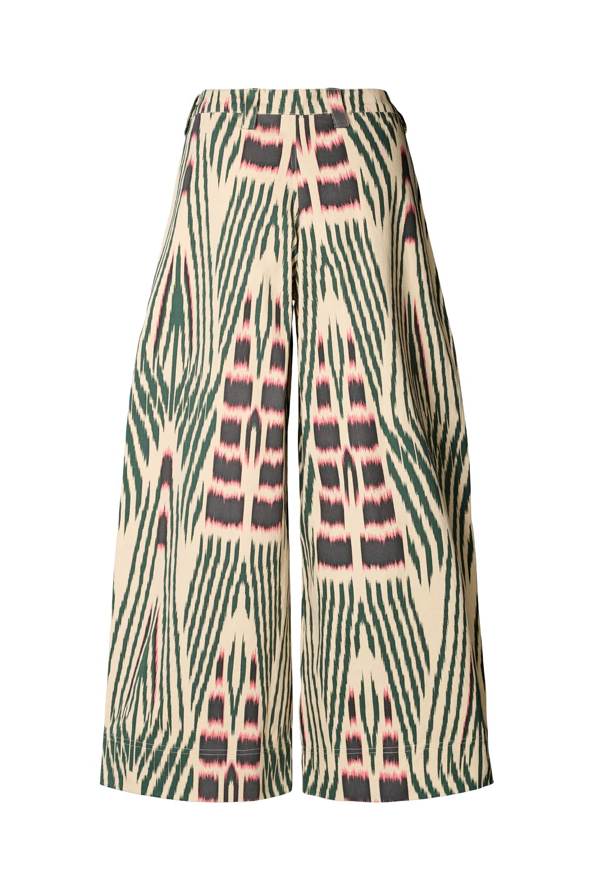 Amari - Ikat combat crop pants I Forest pink sand 8 - Rabens Saloner