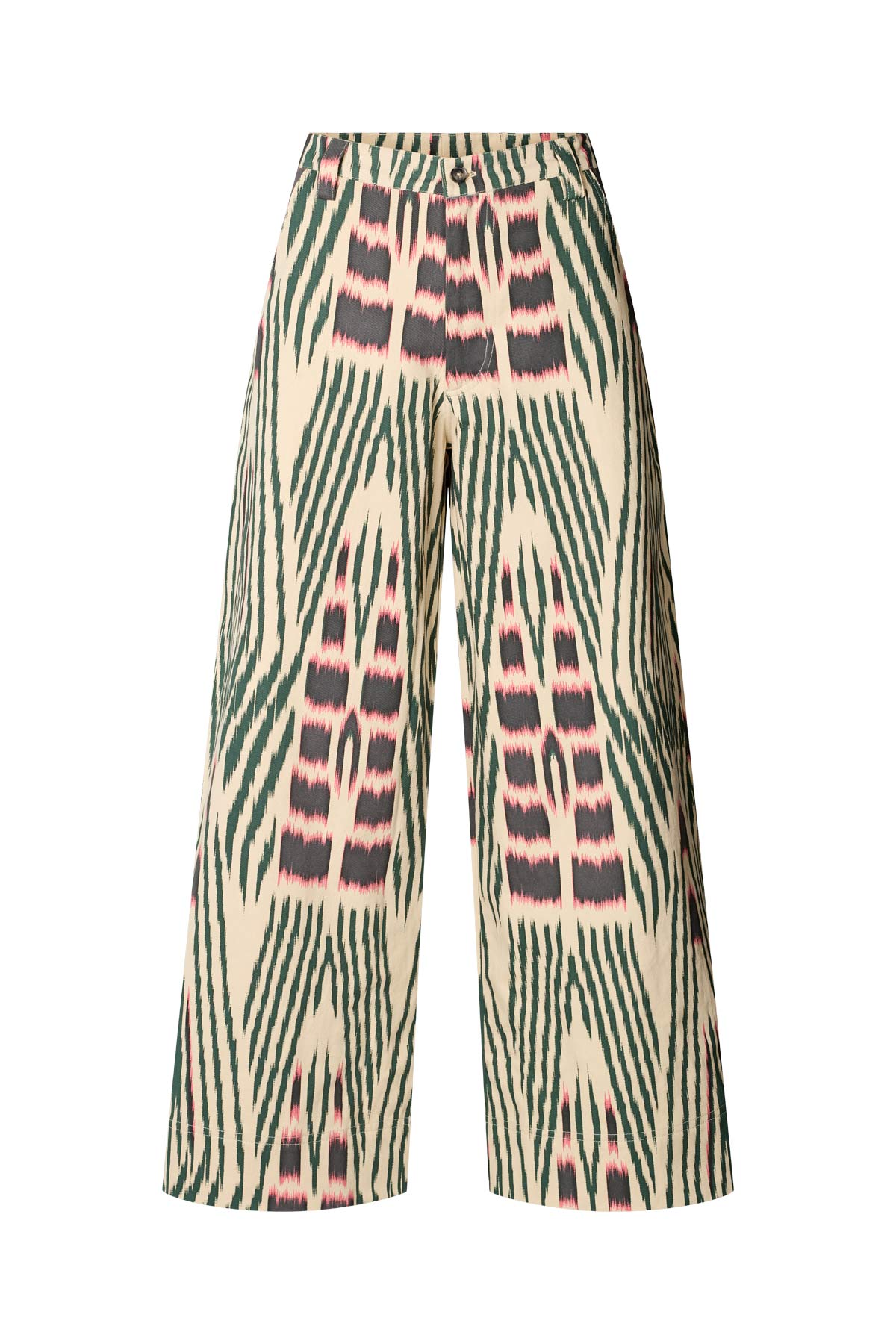 Amari - Ikat combat crop pants I Forest pink sand Forest pink sand XS 7 - Rabens Saloner