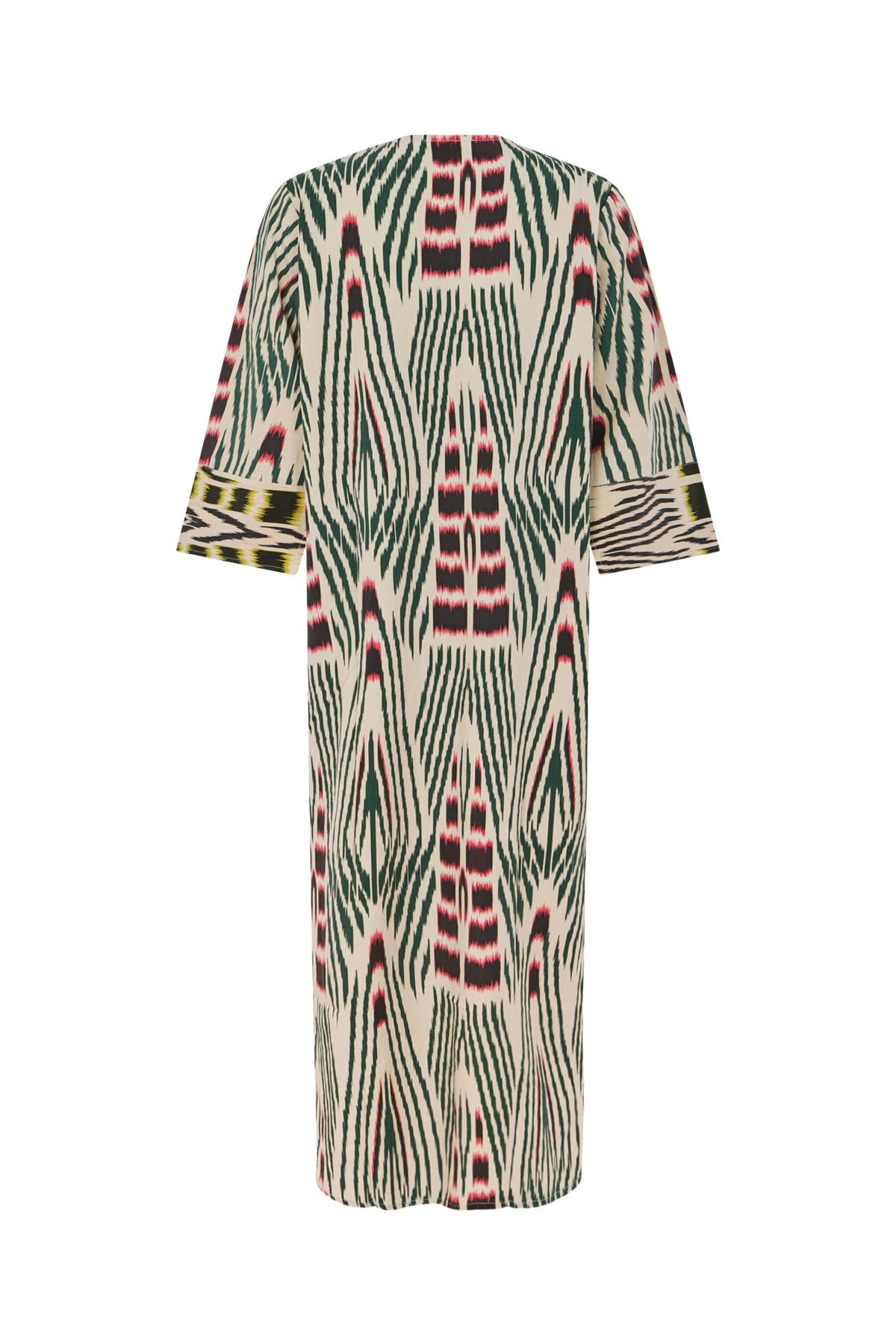 Karimalou - Ikat combo kaftan I Forest pink sand & citrus combo 2 - Rabens Saloner