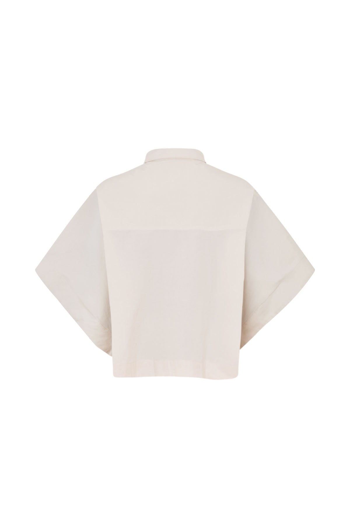 Berte - Poplin curved hem shirt I Clay 2 - Rabens Saloner