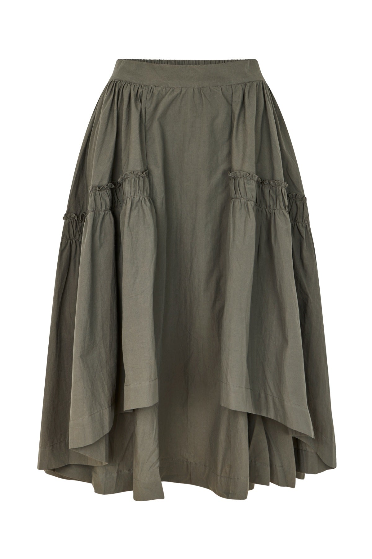 Brigida - Poplin full skirt I Faded black Faded black XS 1 - Rabens Saloner