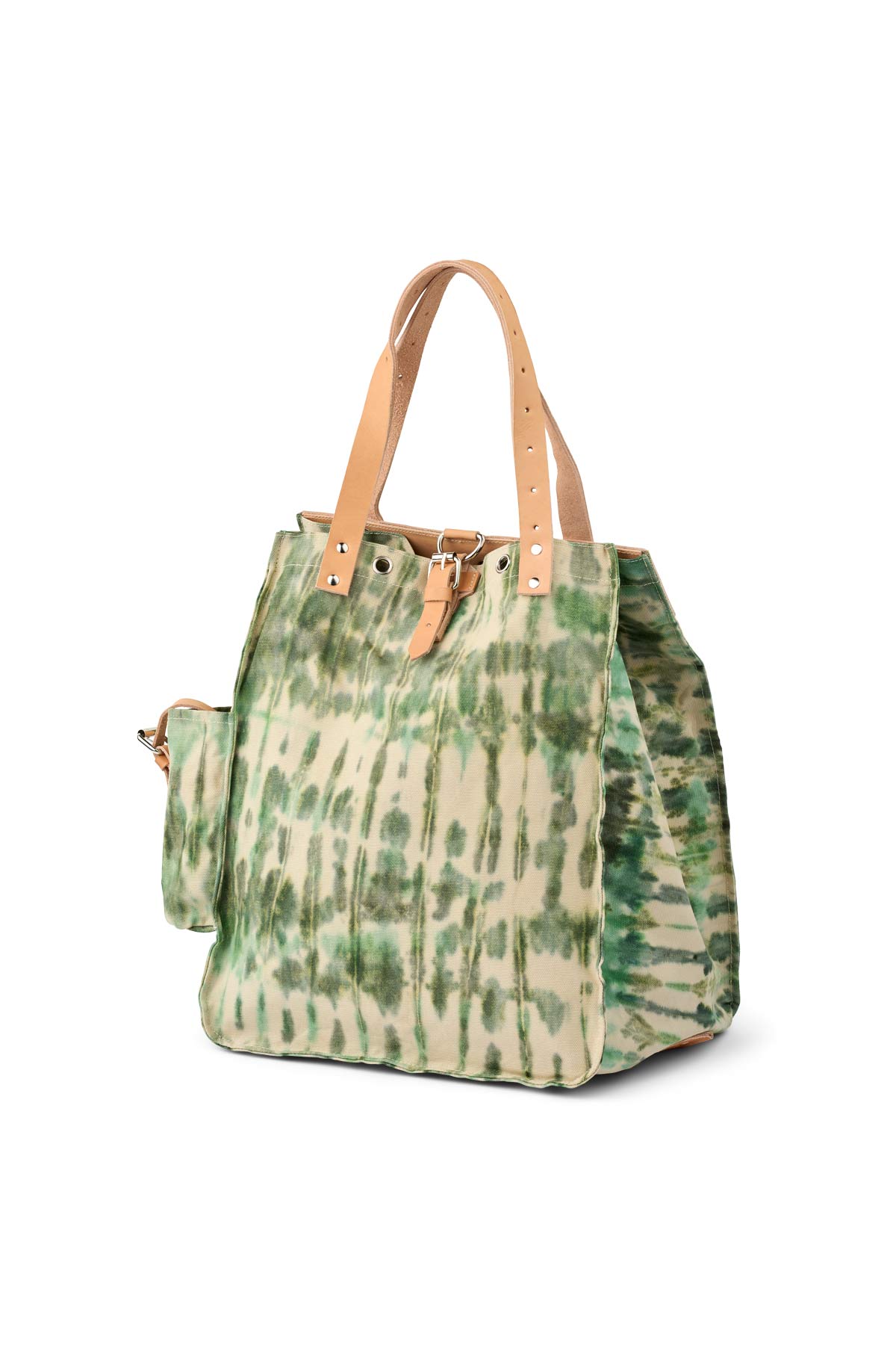 Ceci - Fossil with leather large bag I Army combo Army combo O/S 1 - Rabens Saloner