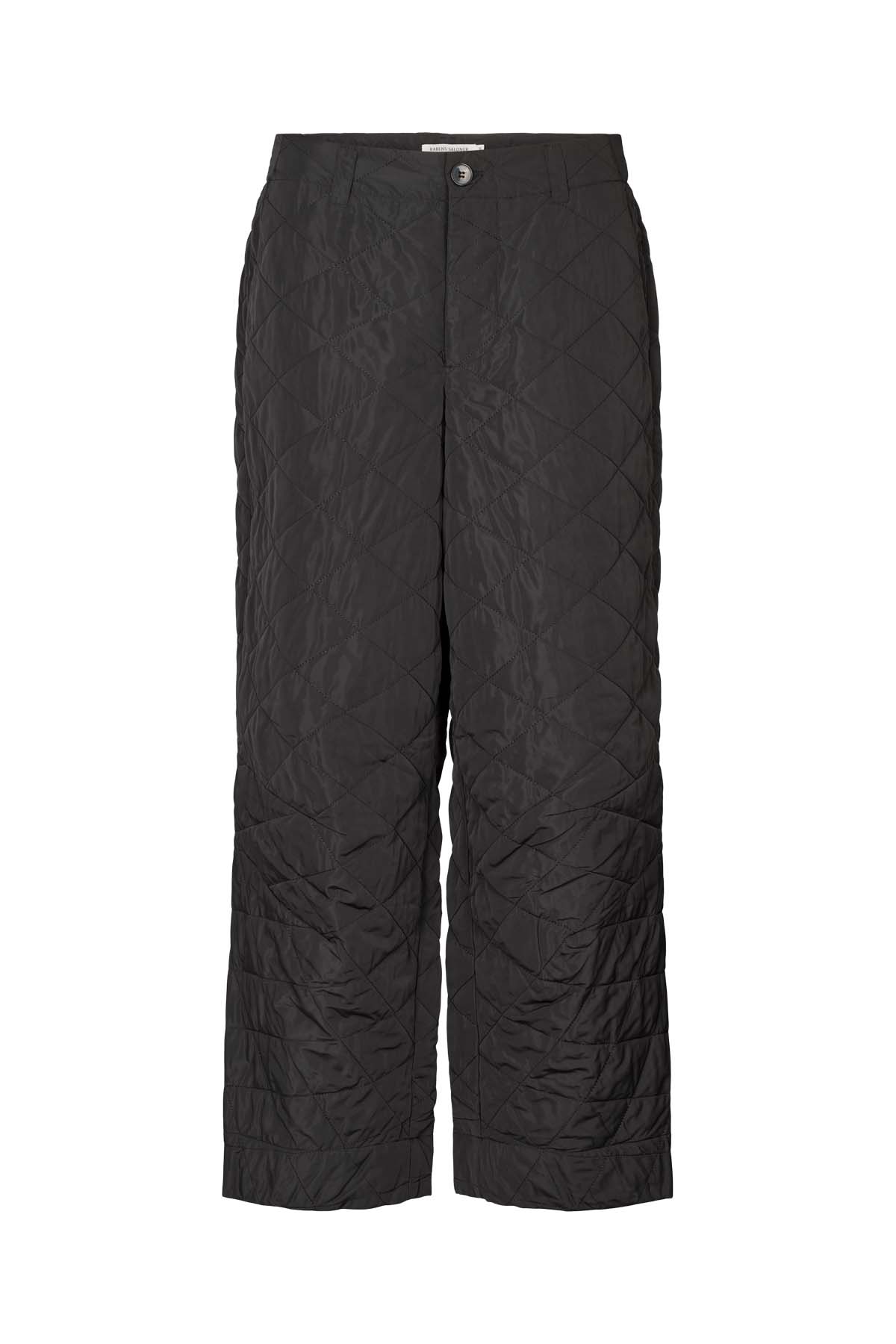 October - Tech quilt shaped pants I Black 4 - Rabens Saloner