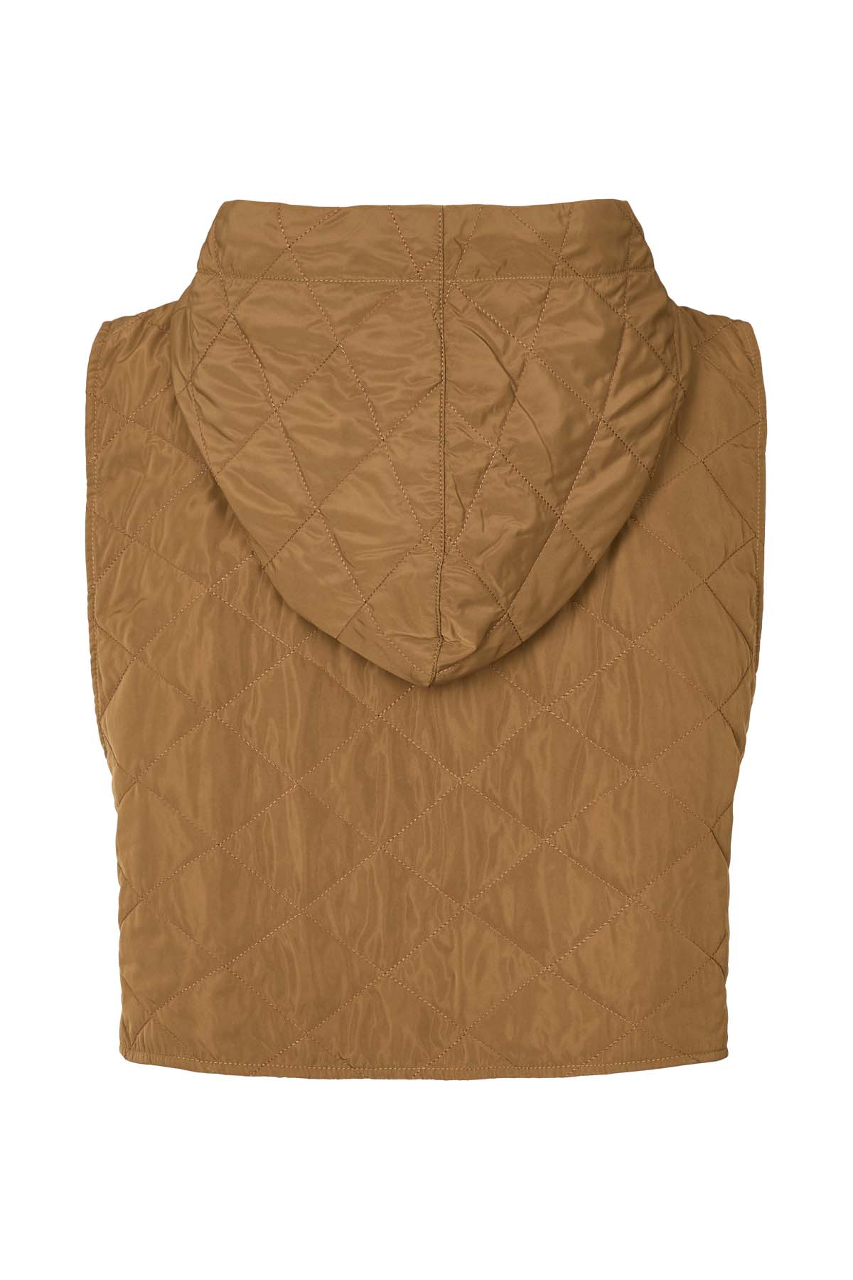 Nyx - Tech quilt vest I Chestnut 2 - Rabens Saloner