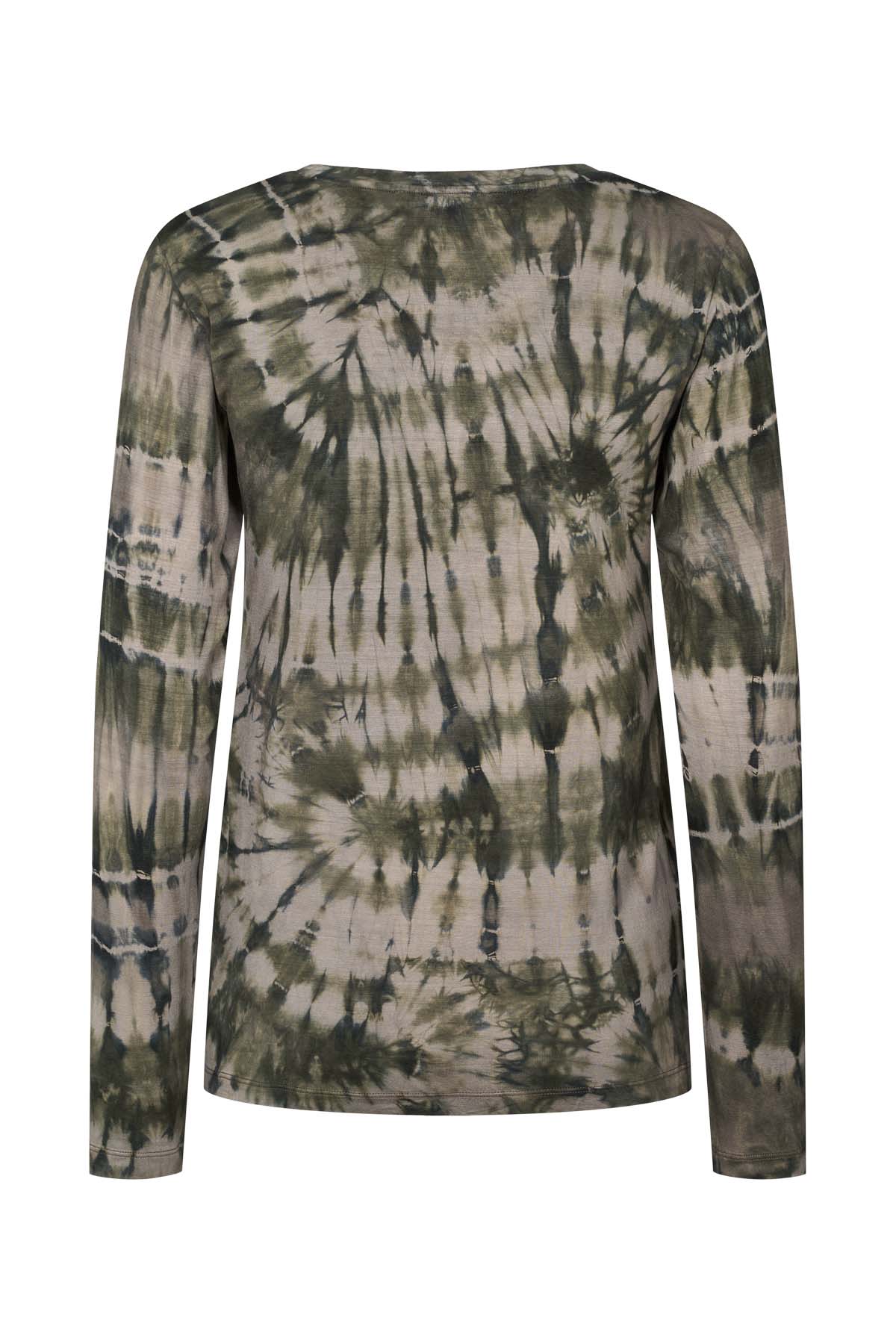 Xenia - Lava jersey t-shirt I Grey green combo 5 - Rabens Saloner